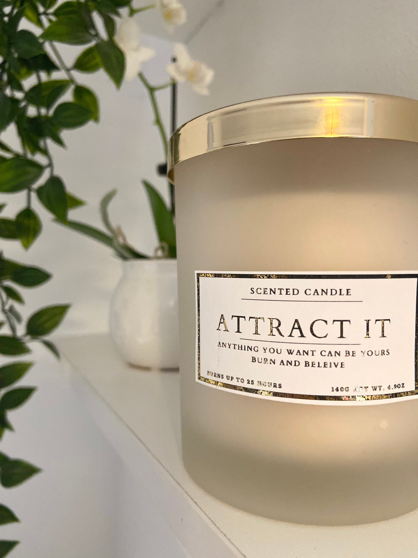 Attract it Manifestation Candle