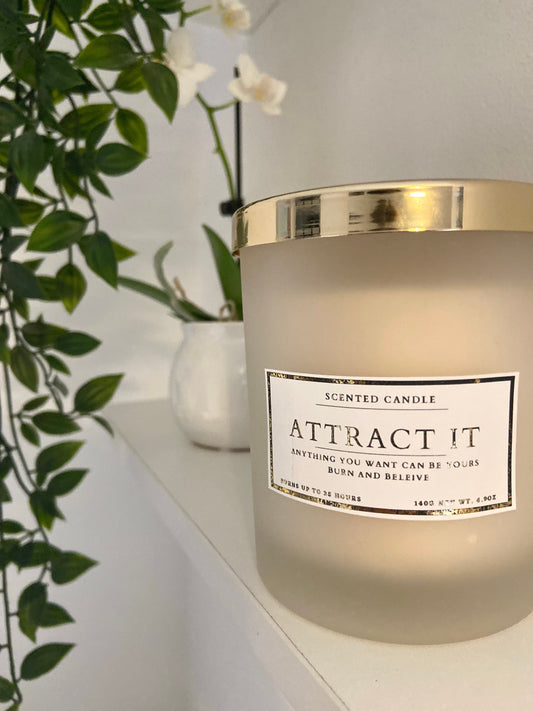 Attract it Manifestation Candle