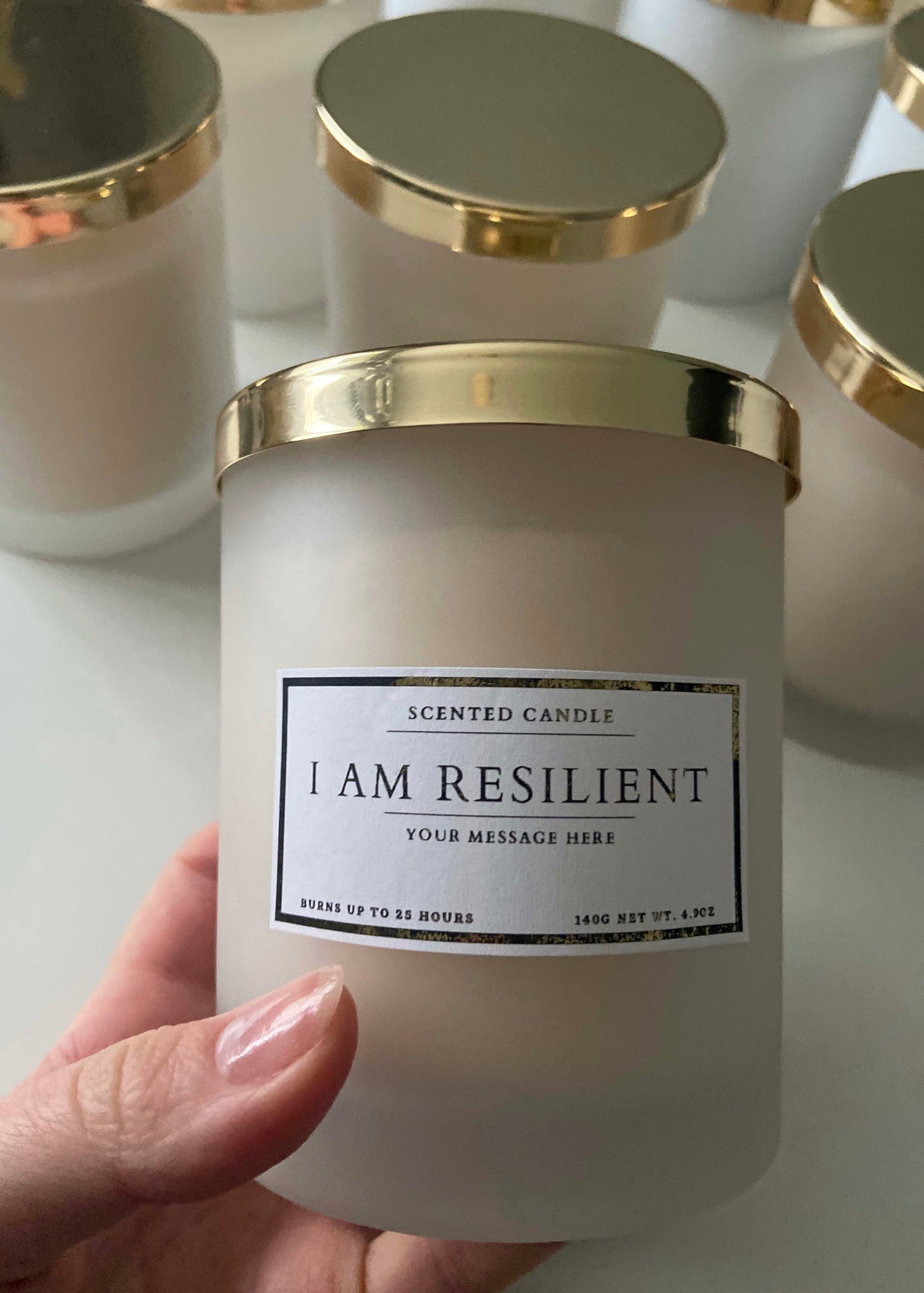 I Am Resilient Affirmation Candle
