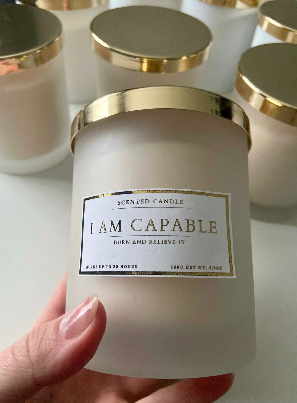 I Am Capable Affirmation Candle