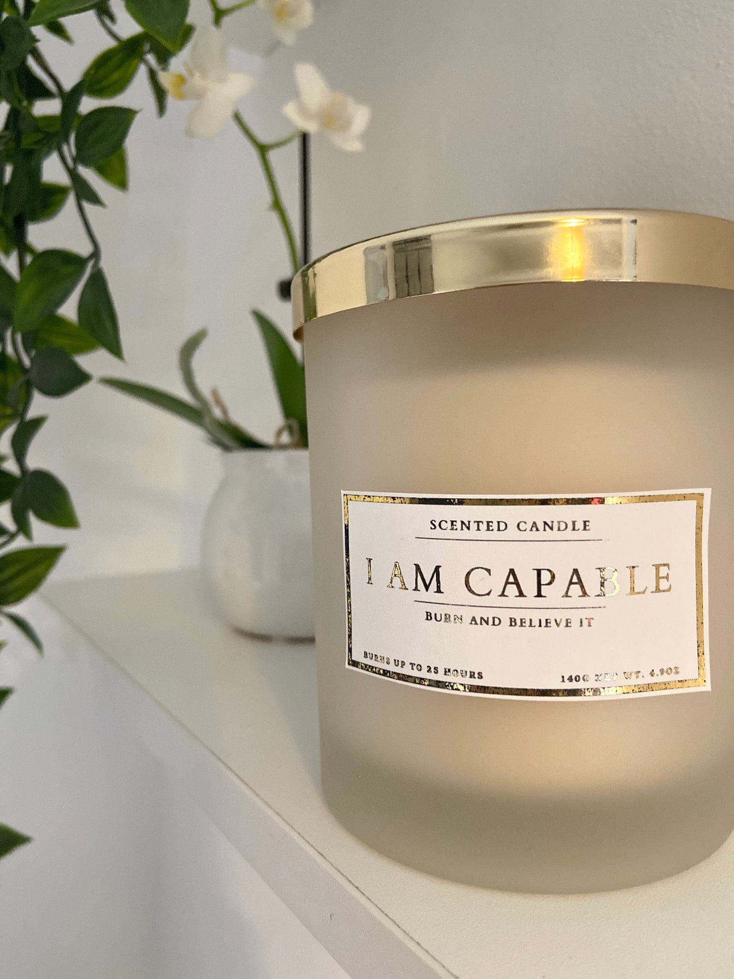 I Am Capable Affirmation Candle