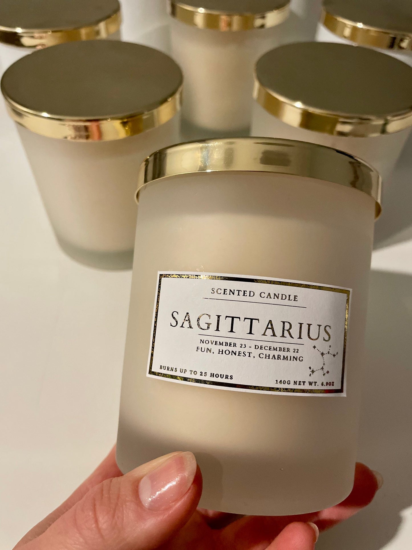 Sagittarius Zodiac Candle
