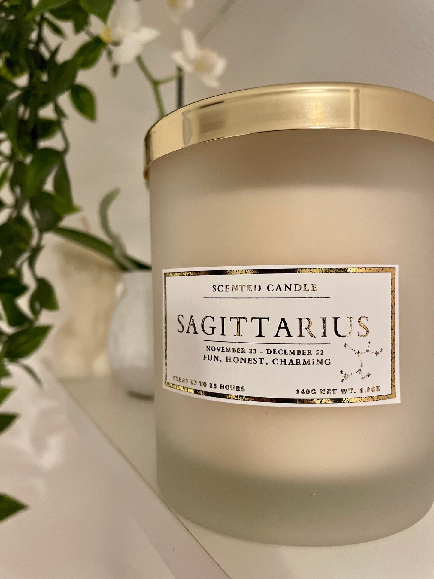 Sagittarius Zodiac Candle