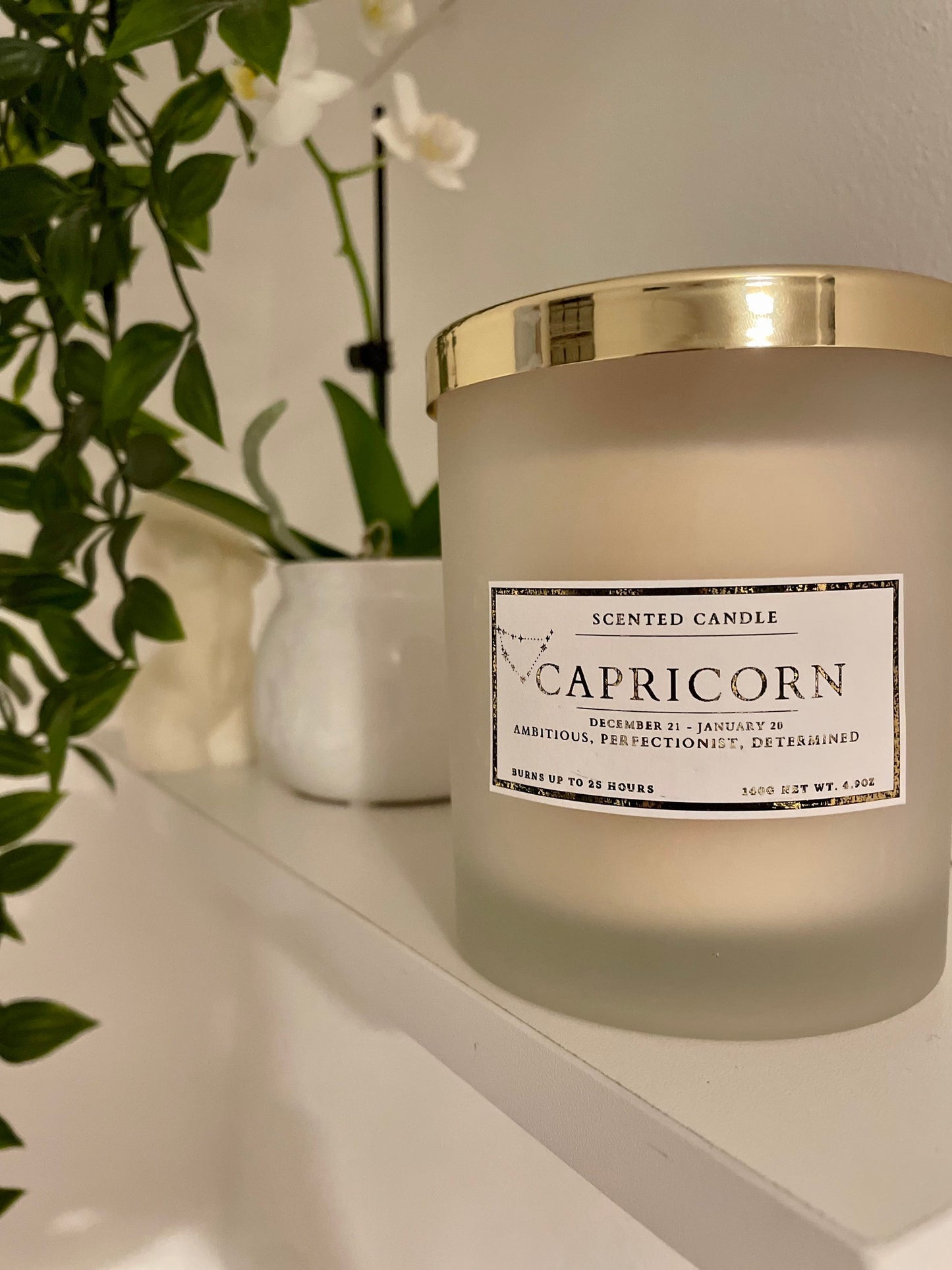 Capricorn Zodiac Candle