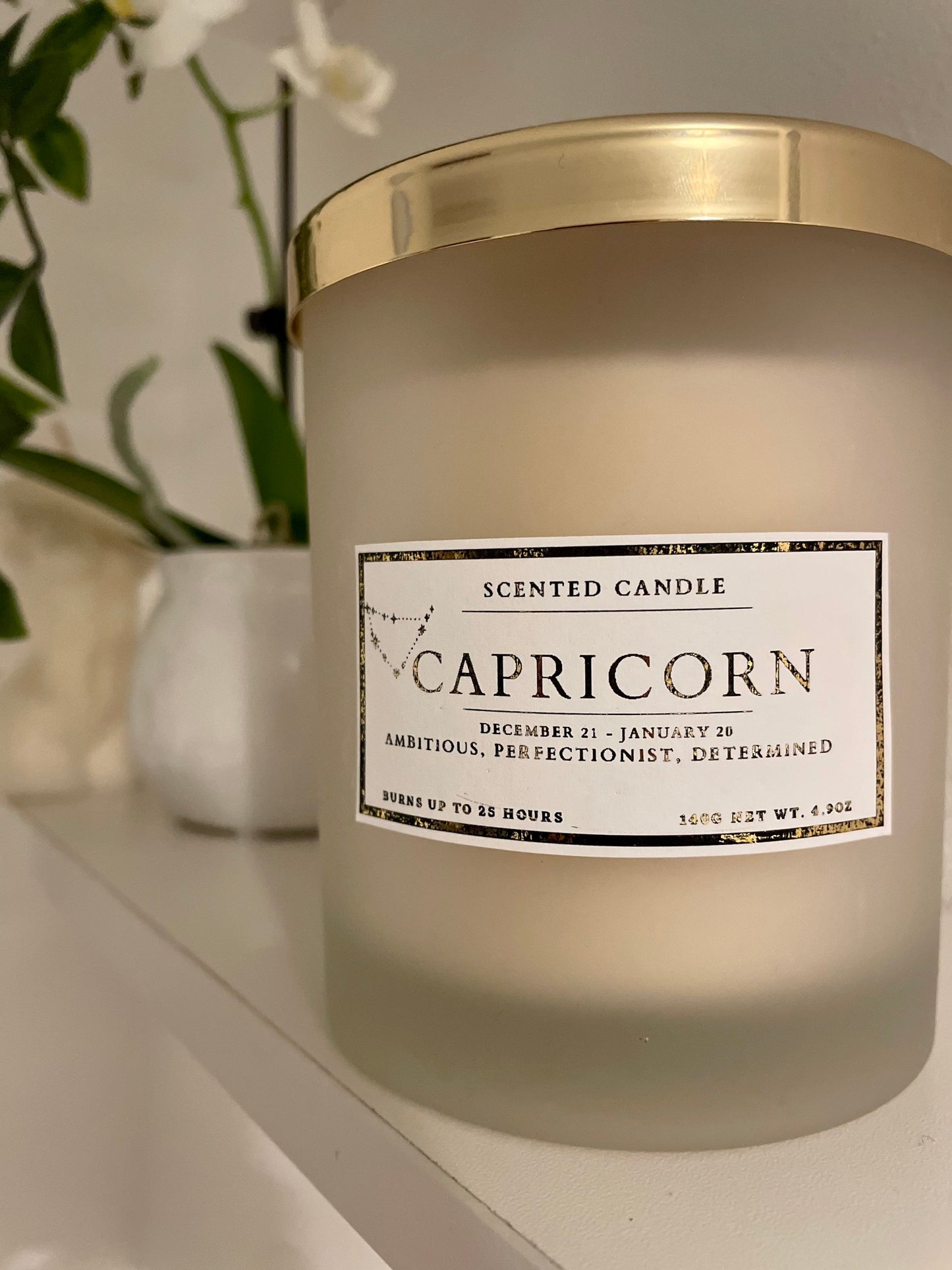 Capricorn Zodiac Candle