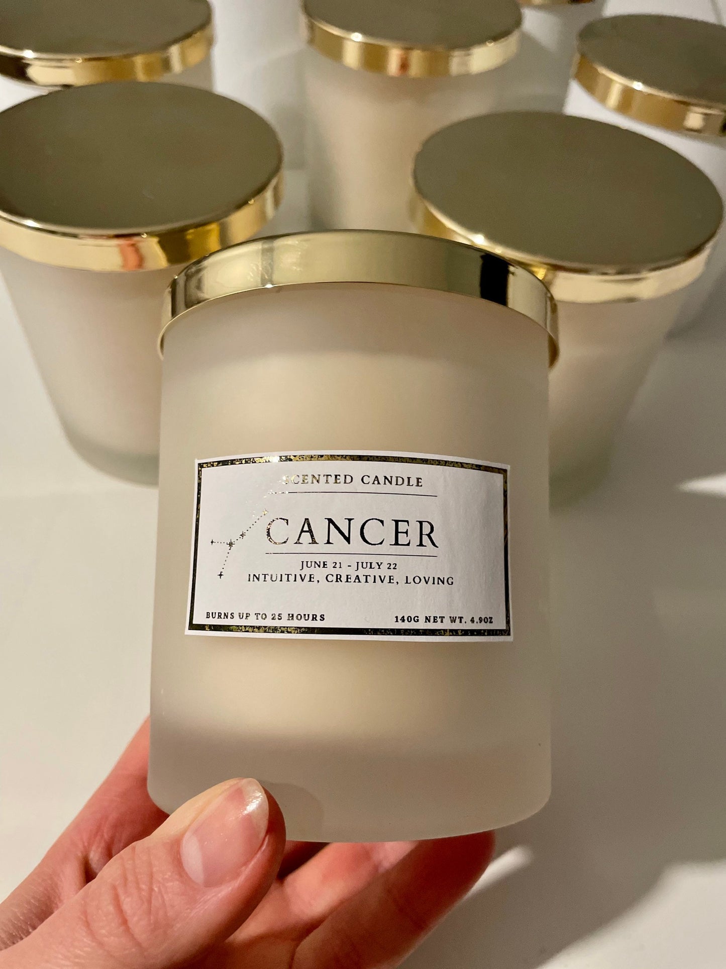 Cancer Zodiac Candle
