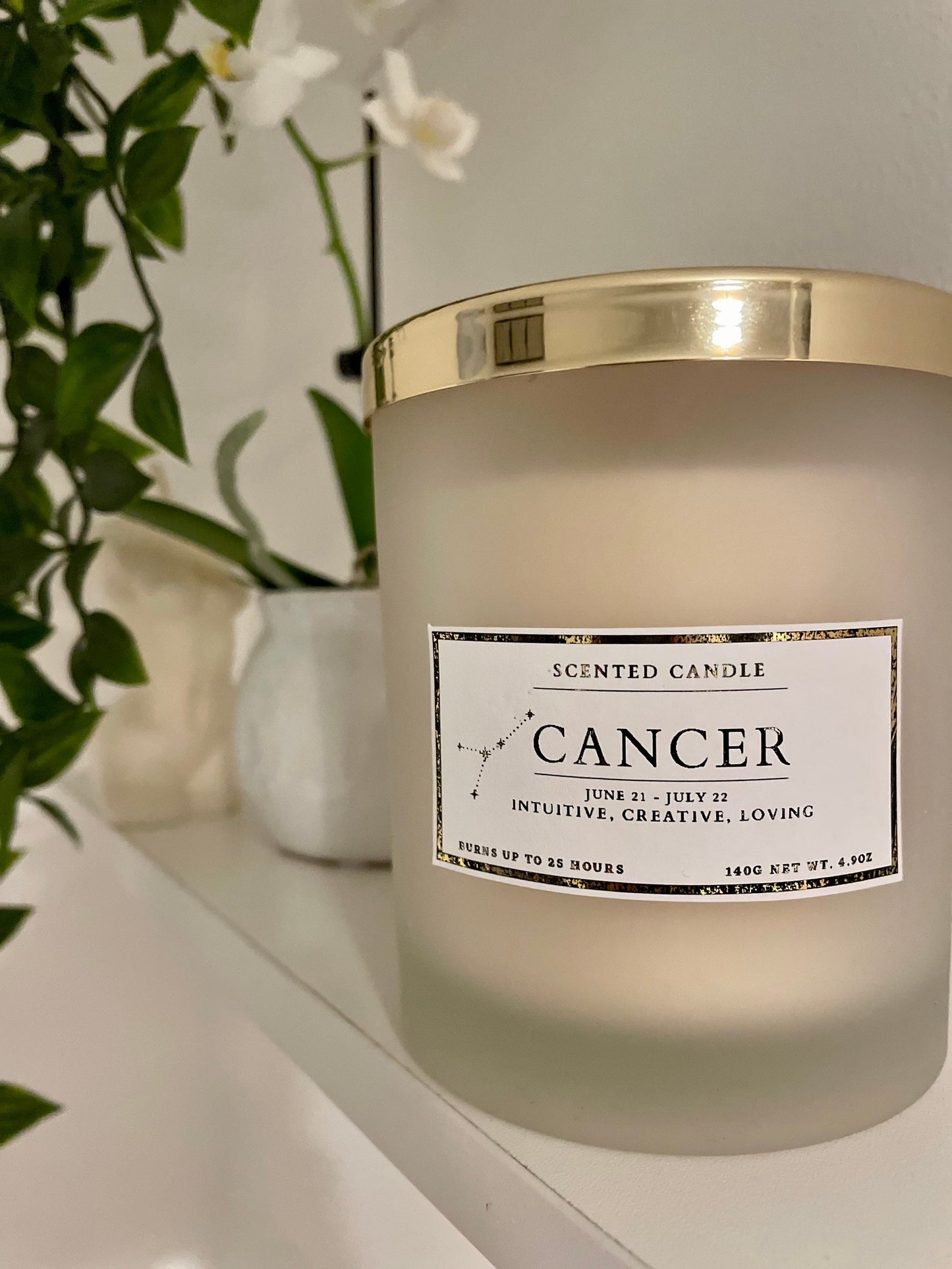 Cancer Zodiac Candle