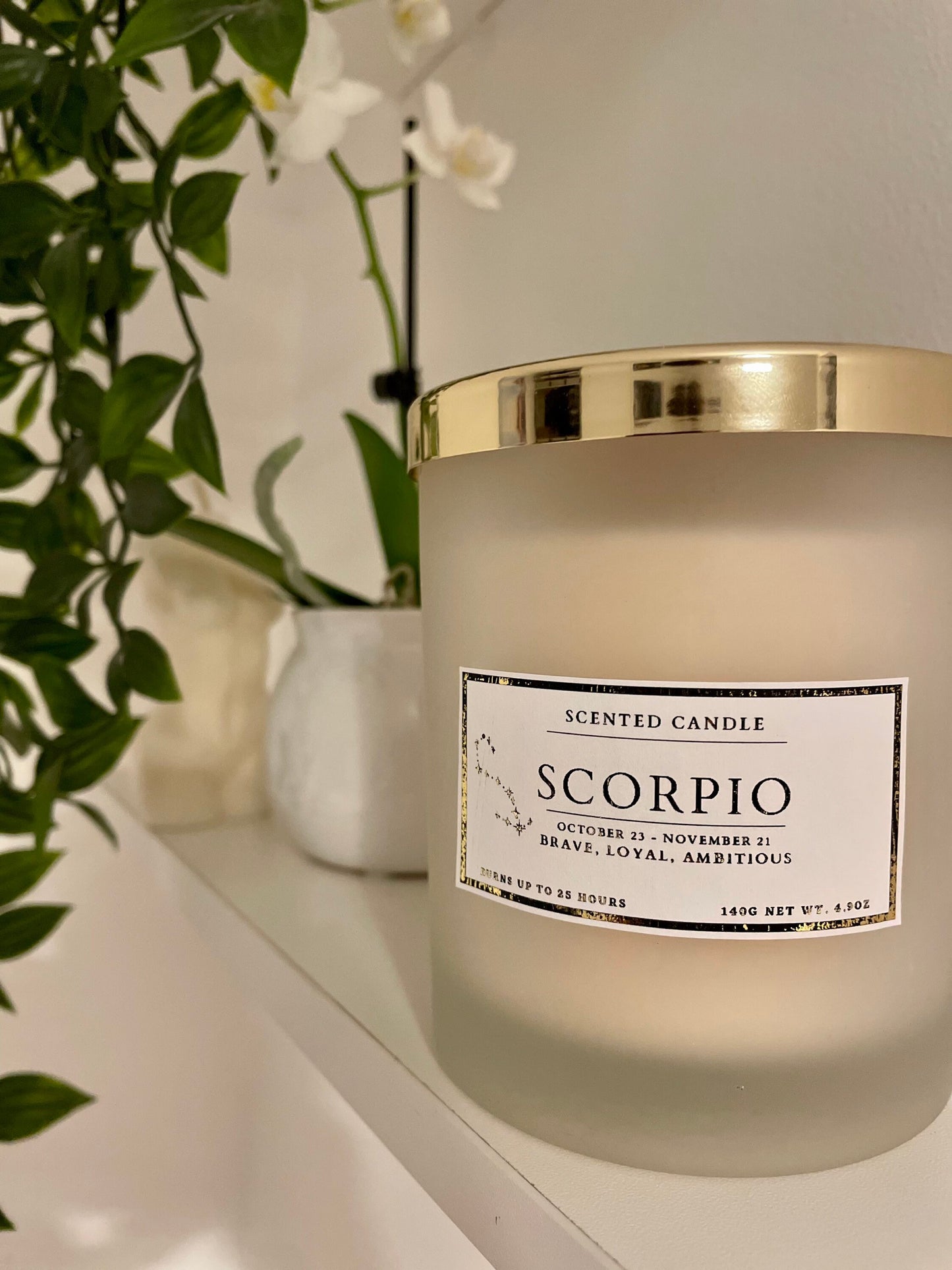 Scorpio Zodiac Candle