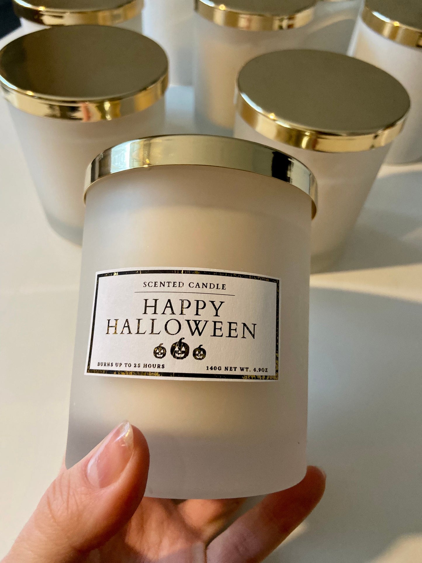Happy Halloween Candle