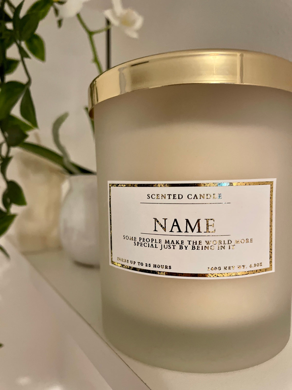 Personalised Some People Make The World More Special Just By Being In It Candle