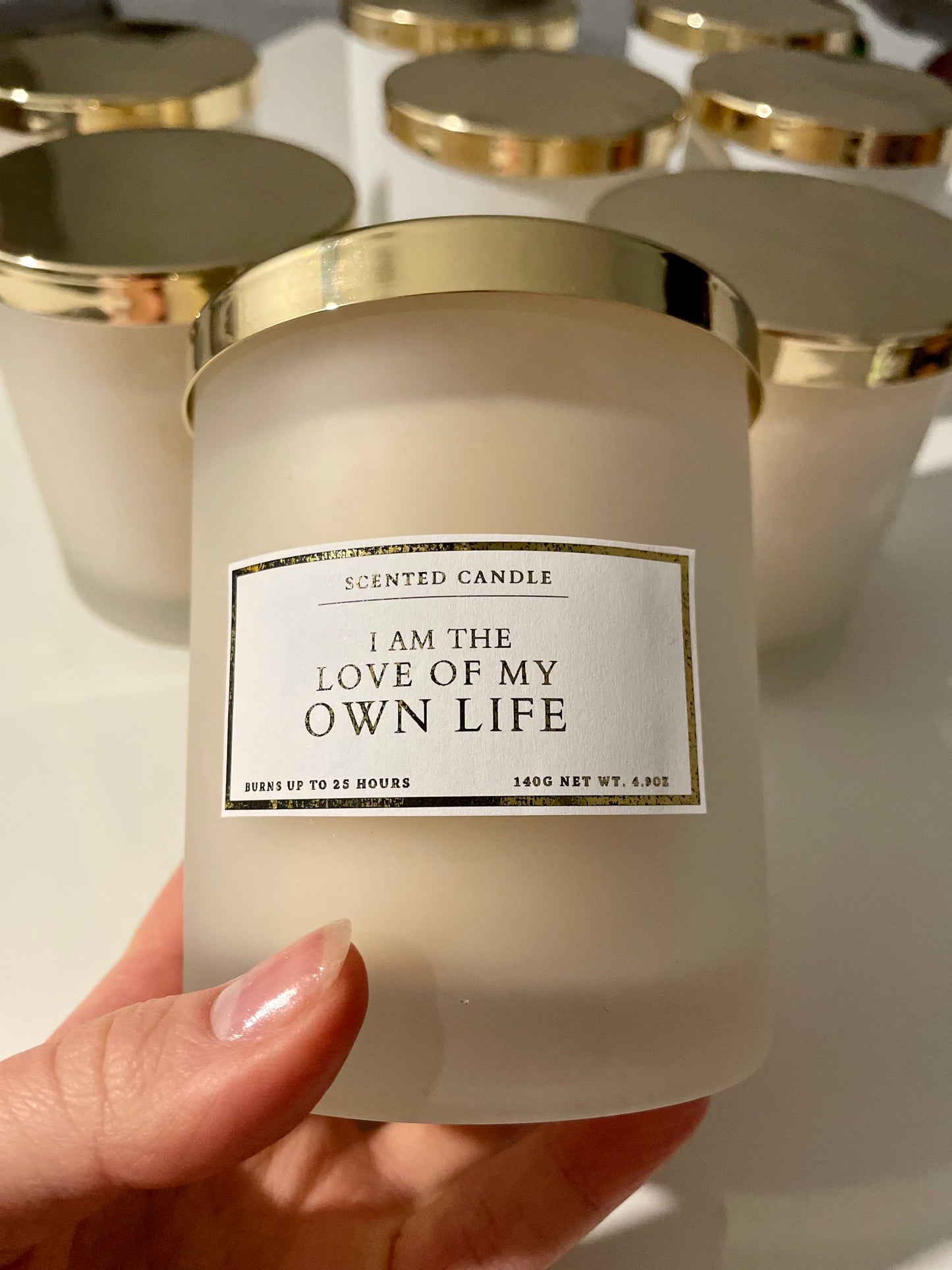 I Am The Love Of My Own Life Candle