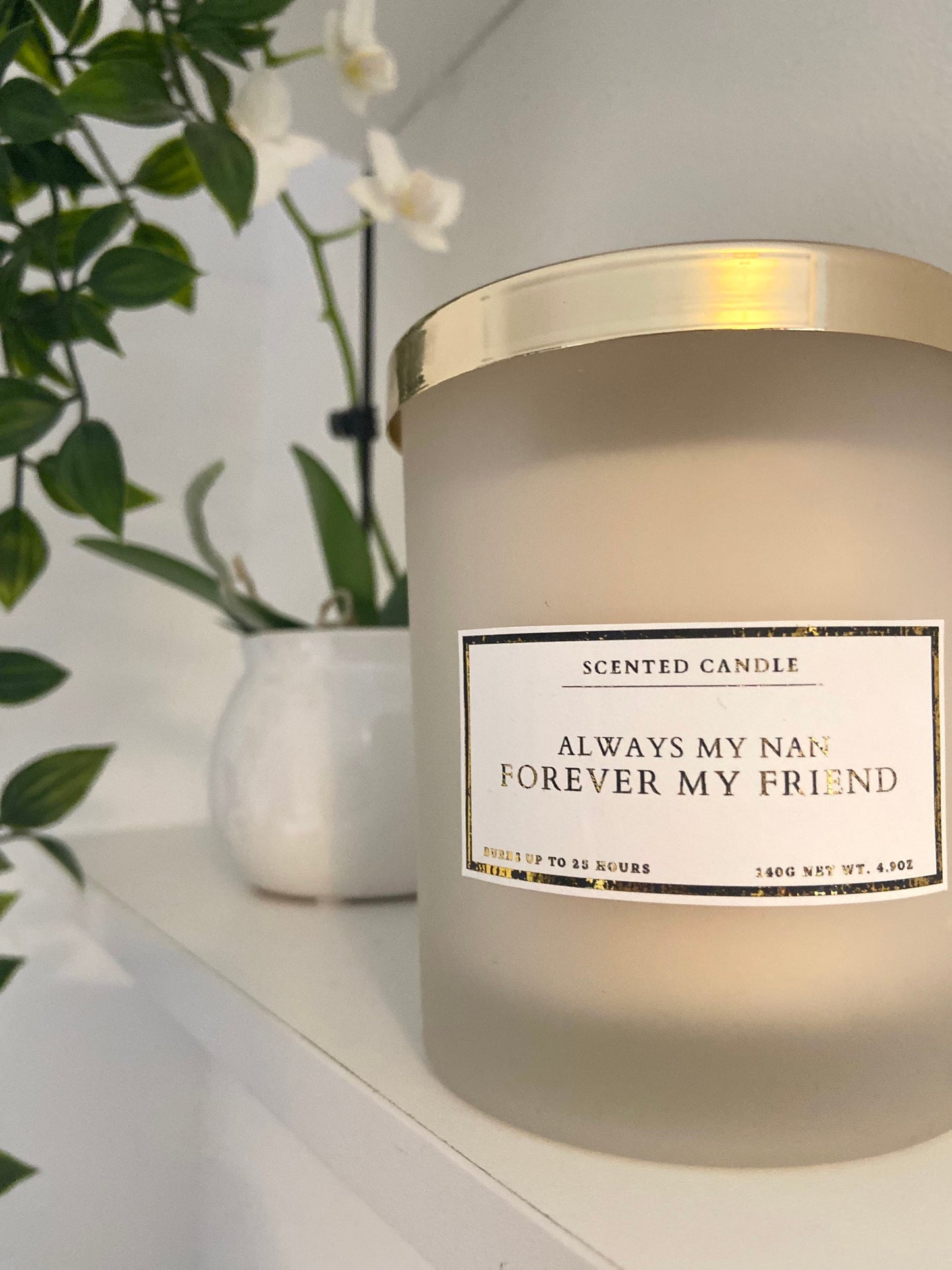 Always My Nan Forever My Friend Candle