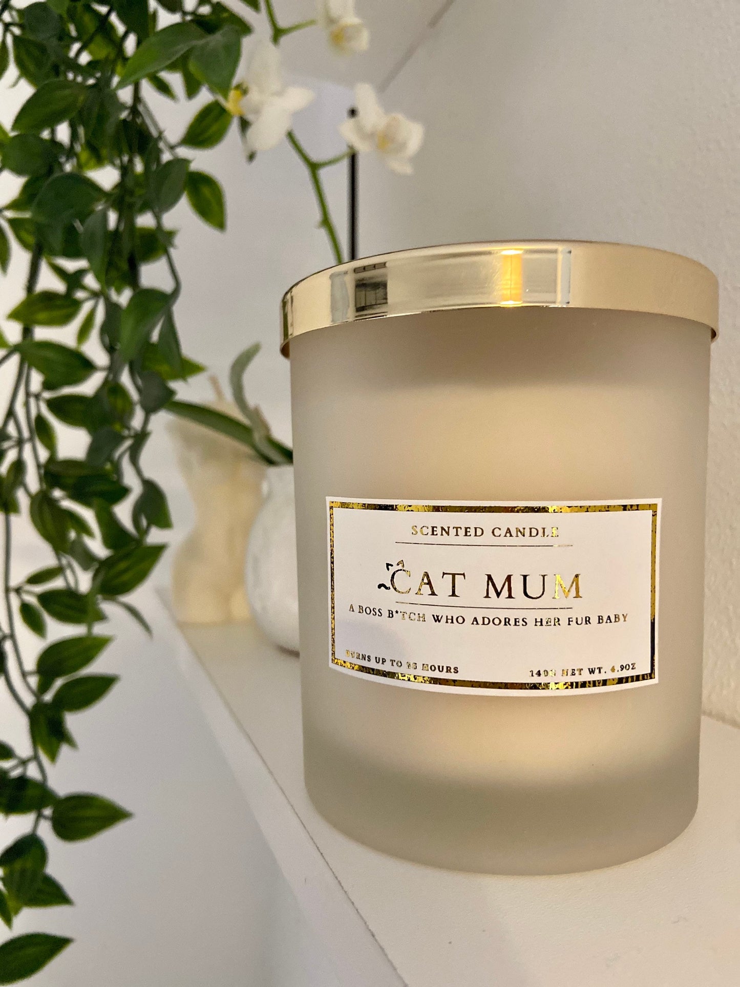 Cat Mum Candle