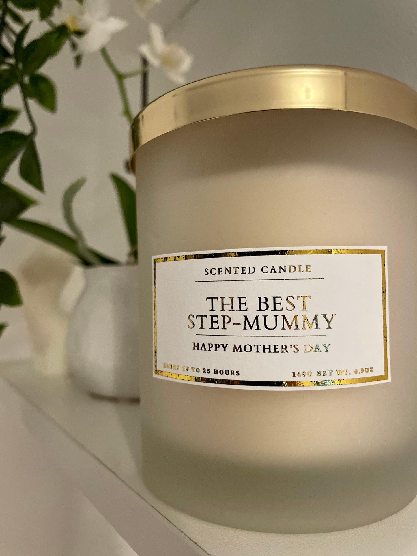 The Best Step-Mummy Mother’s Day Candle