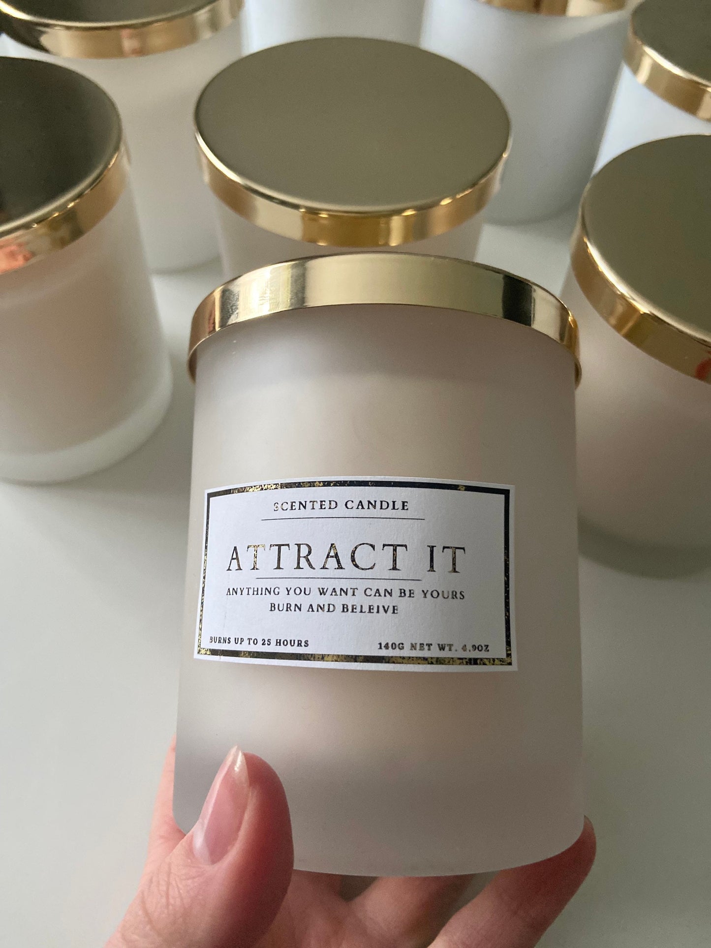 Attract it Manifestation Candle