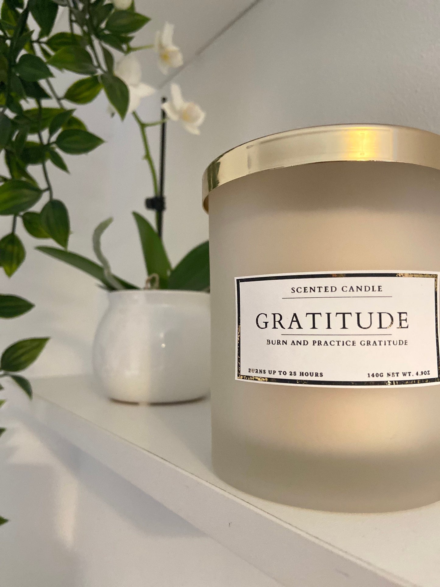 Gratitude Affirmation Candle