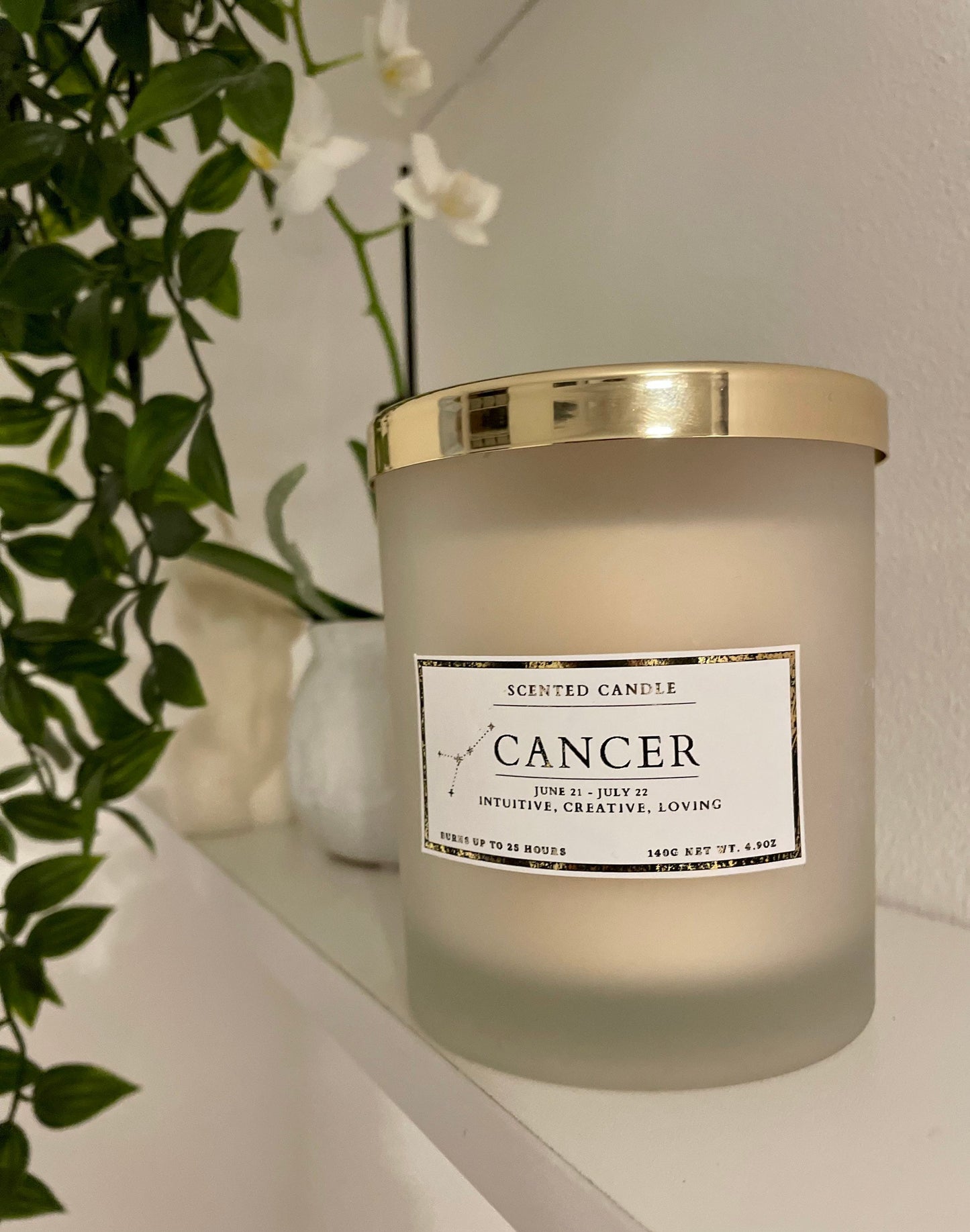 Cancer Zodiac Candle