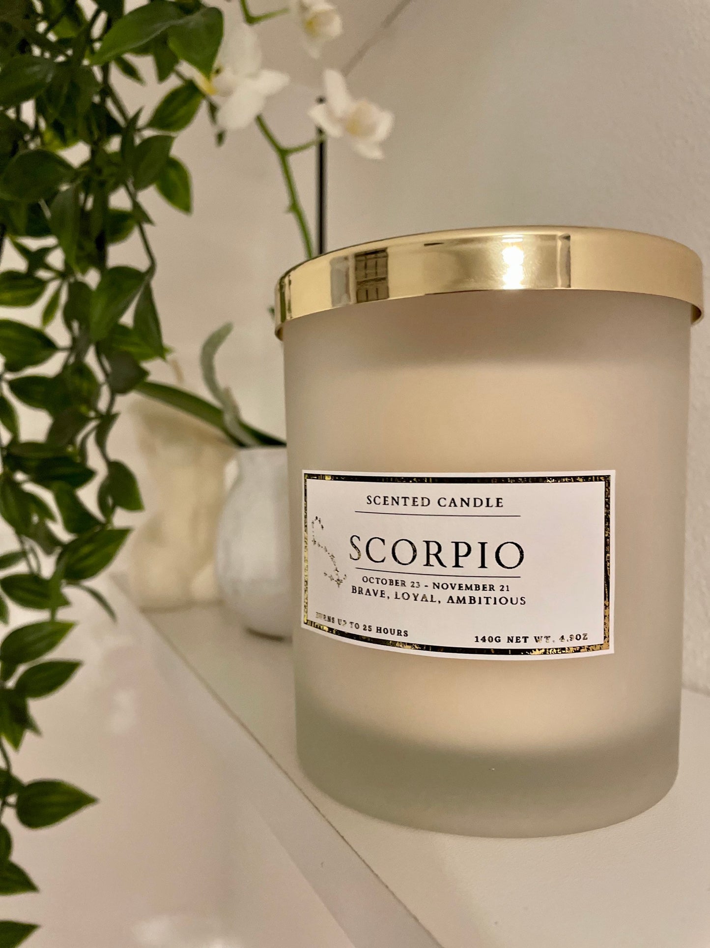 Scorpio Zodiac Candle