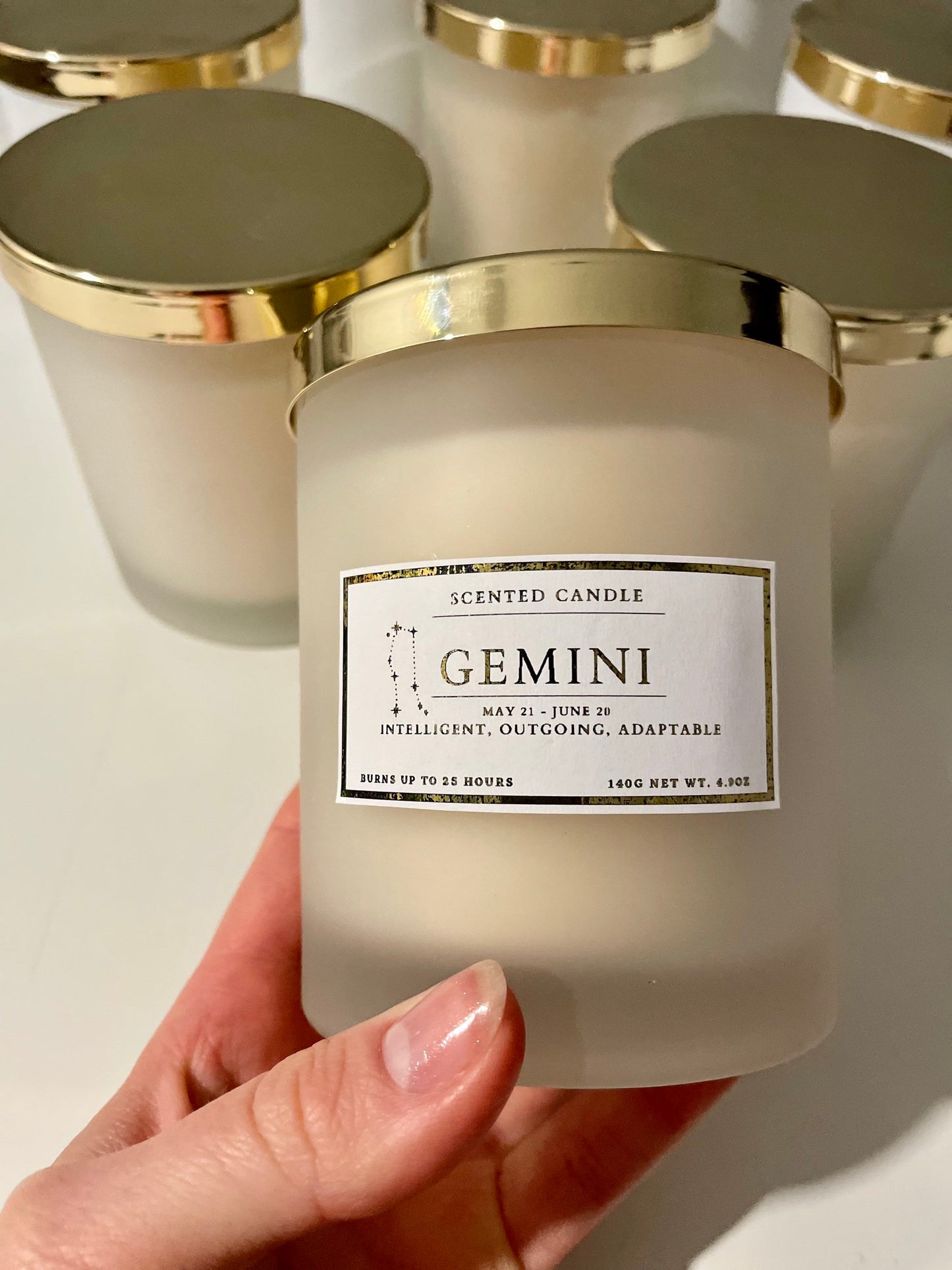Gemini Zodiac Candle