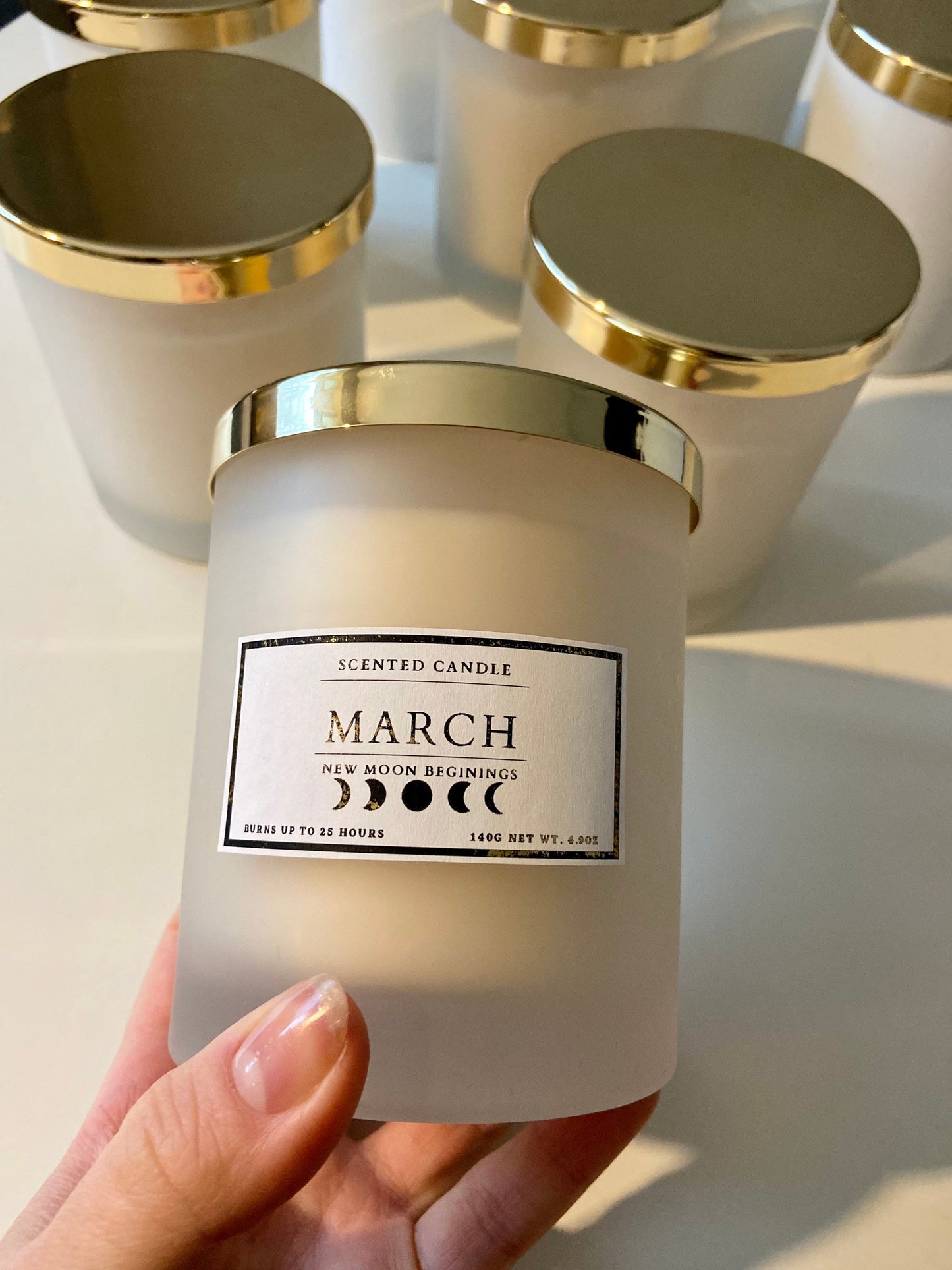 New Moon Beginnings Candle