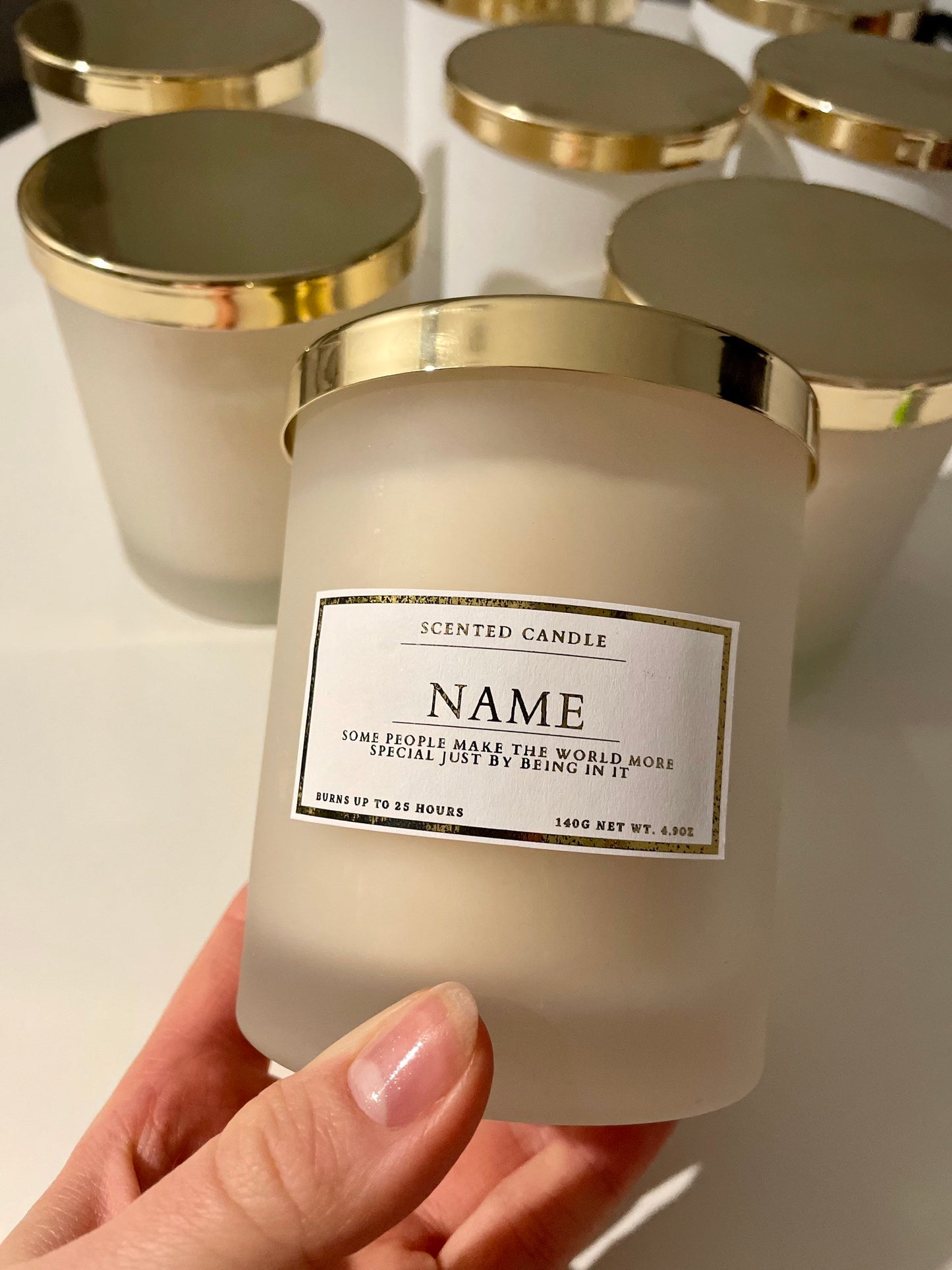 Personalised Some People Make The World More Special Just By Being In It Candle