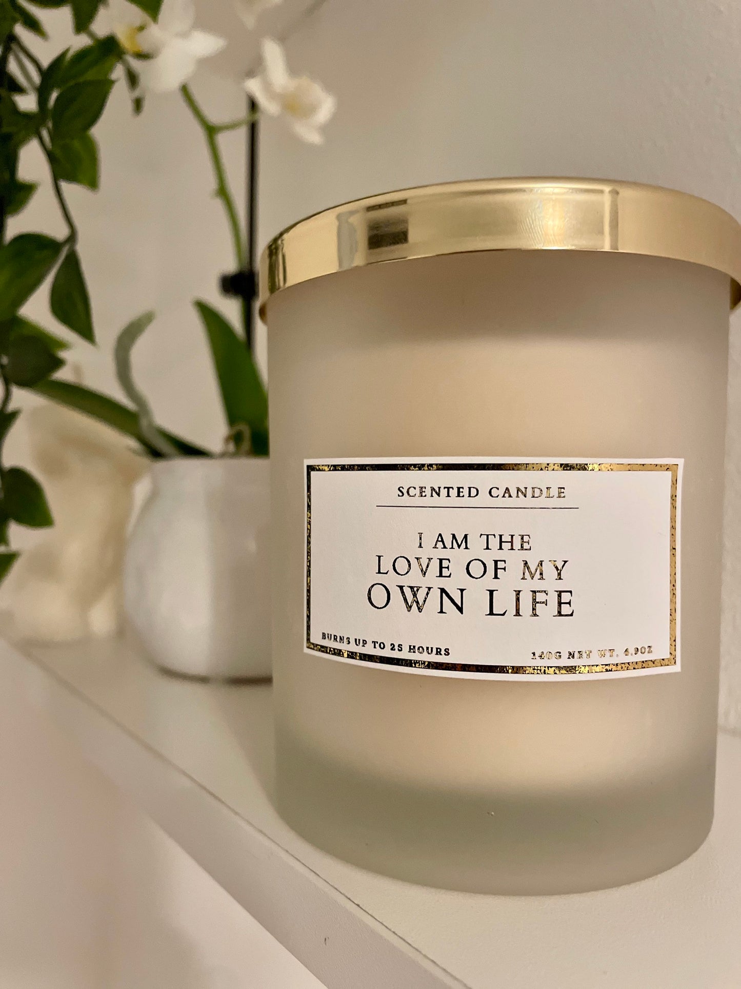 I Am The Love Of My Own Life Candle