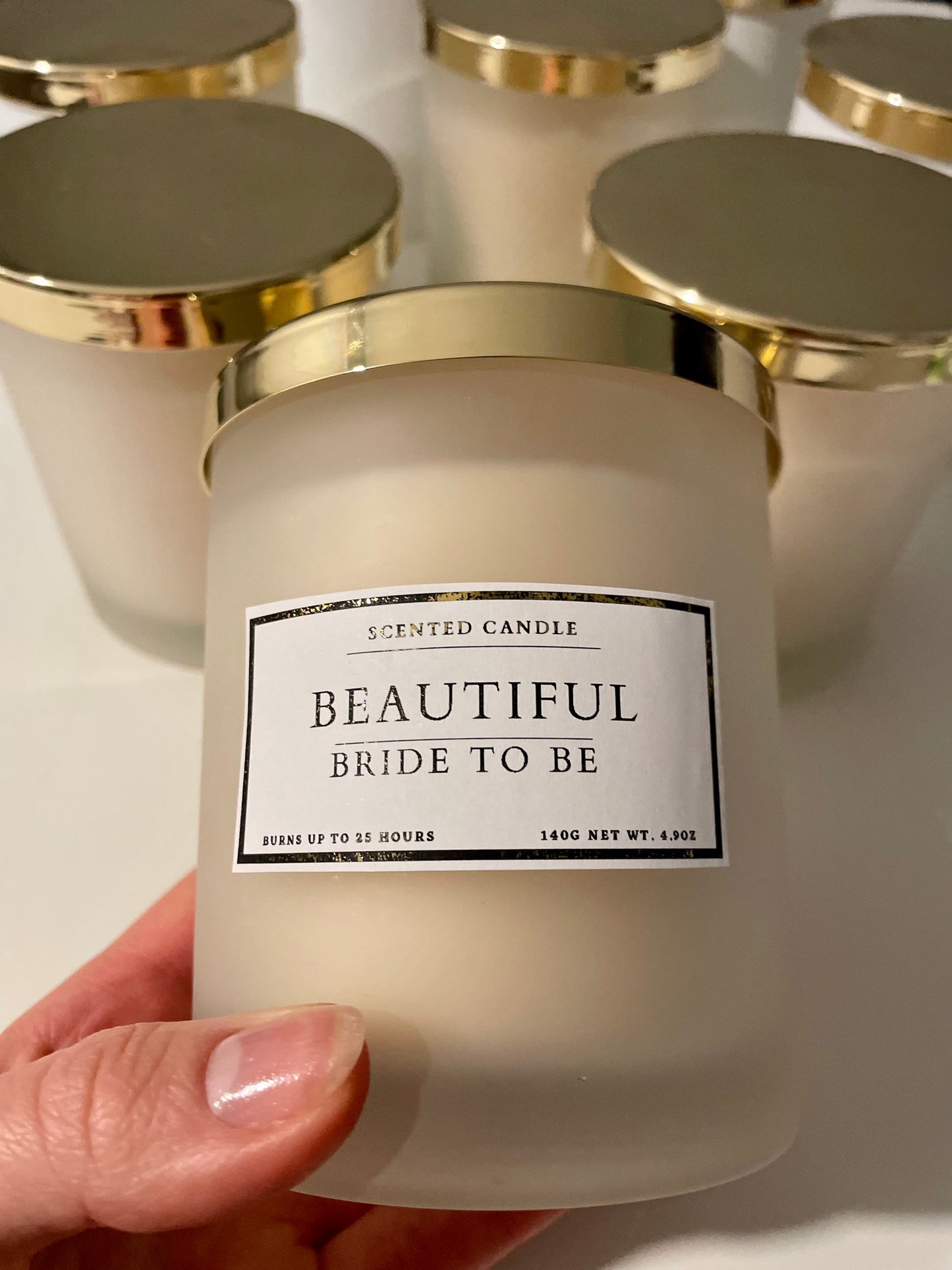 Beautiful Bride To Be Candle