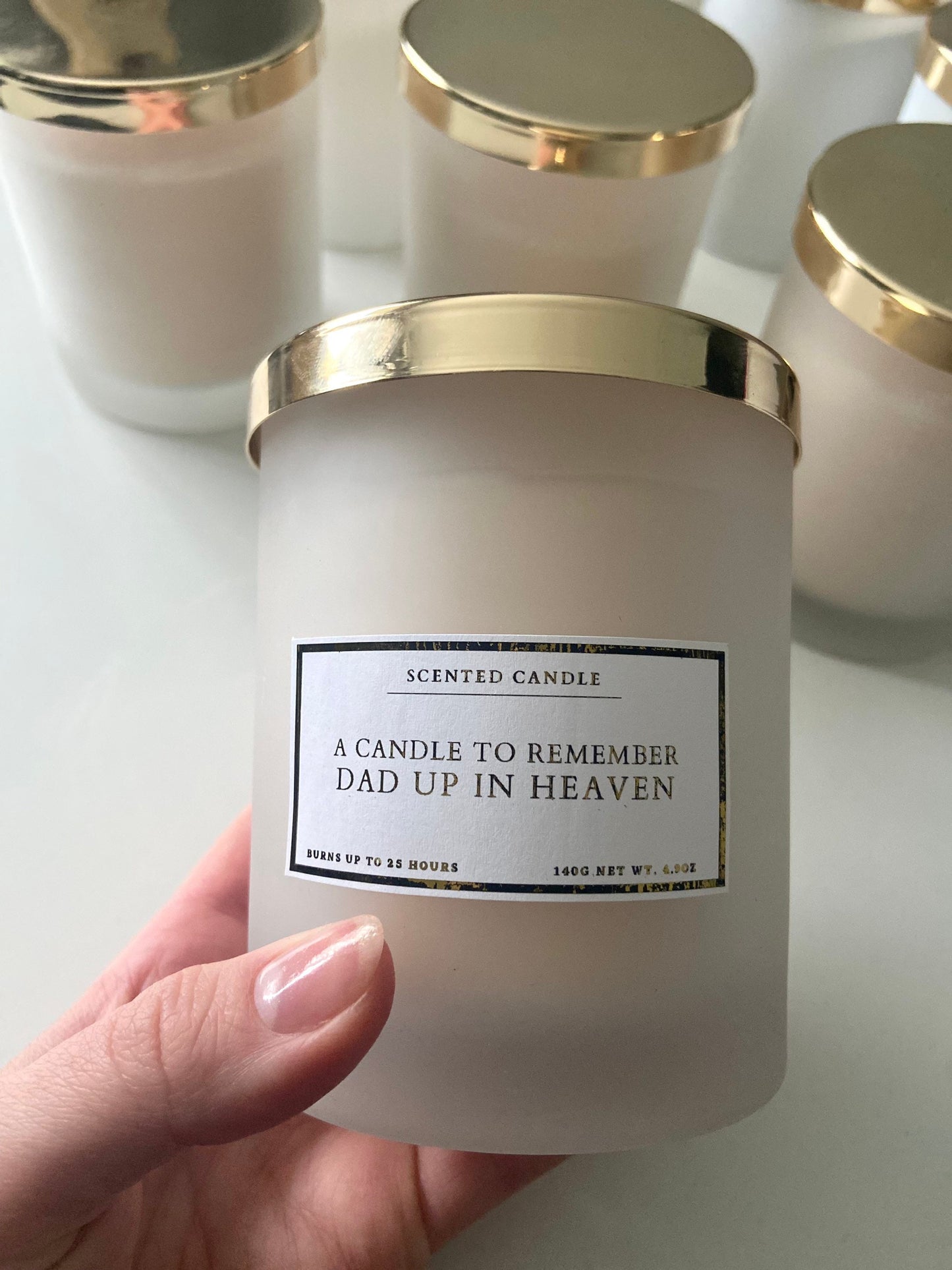 A Candle To Remember Dad Up In Heaven