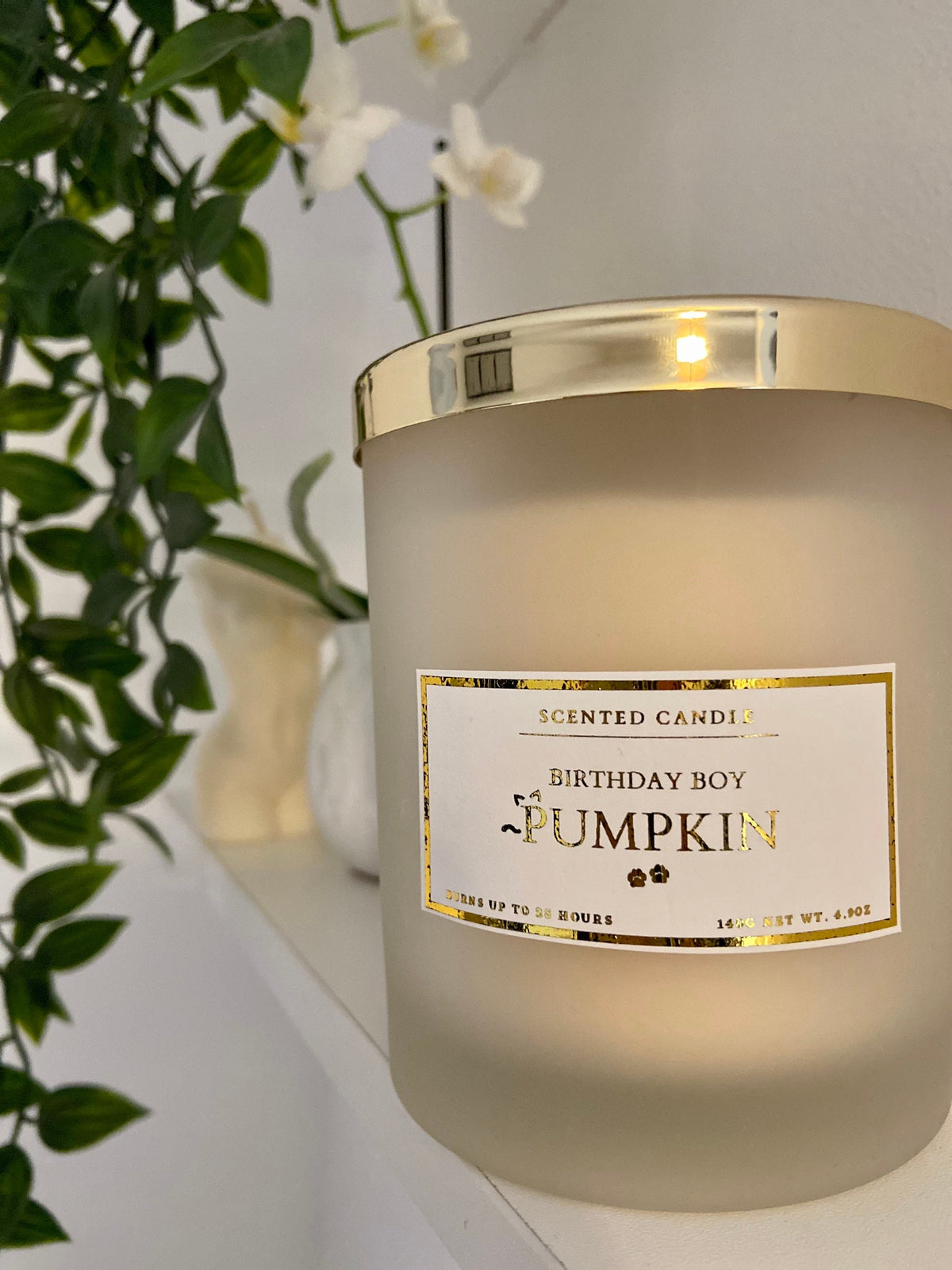 Personalised Cat Happy Birthday Candle