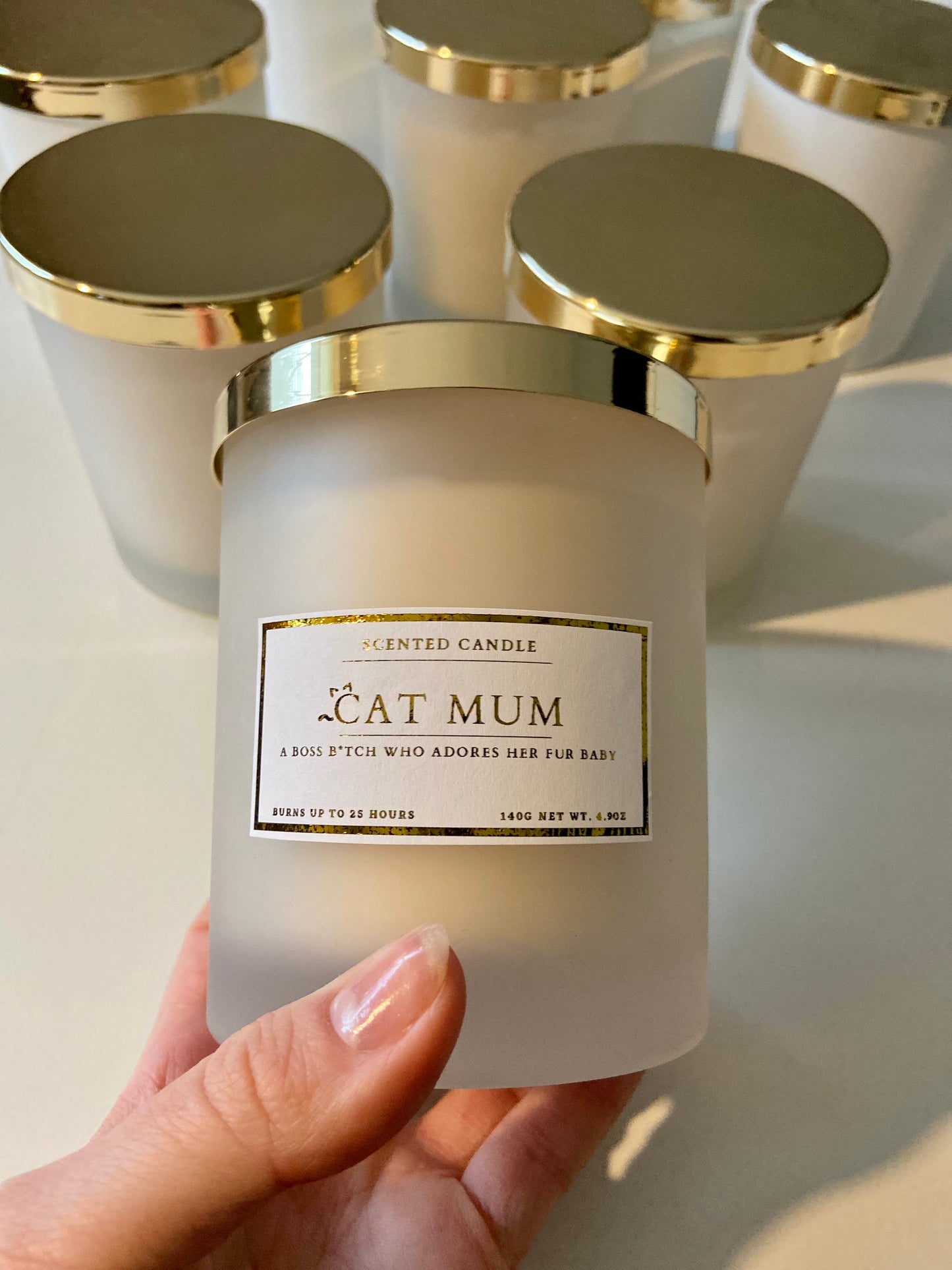 Cat Mum Candle
