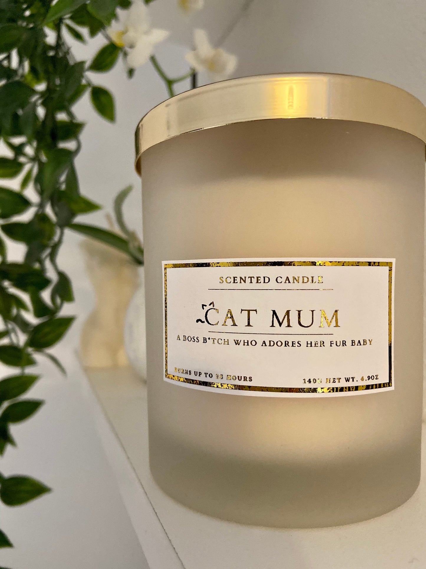 Cat Mum Candle