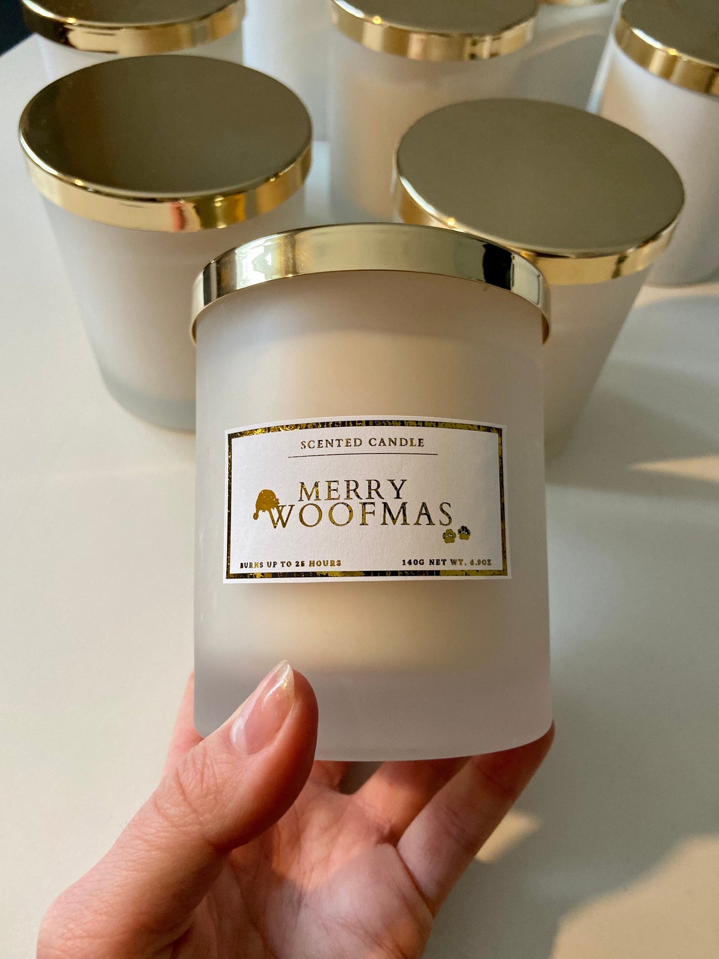 Merry Woofmas Candle