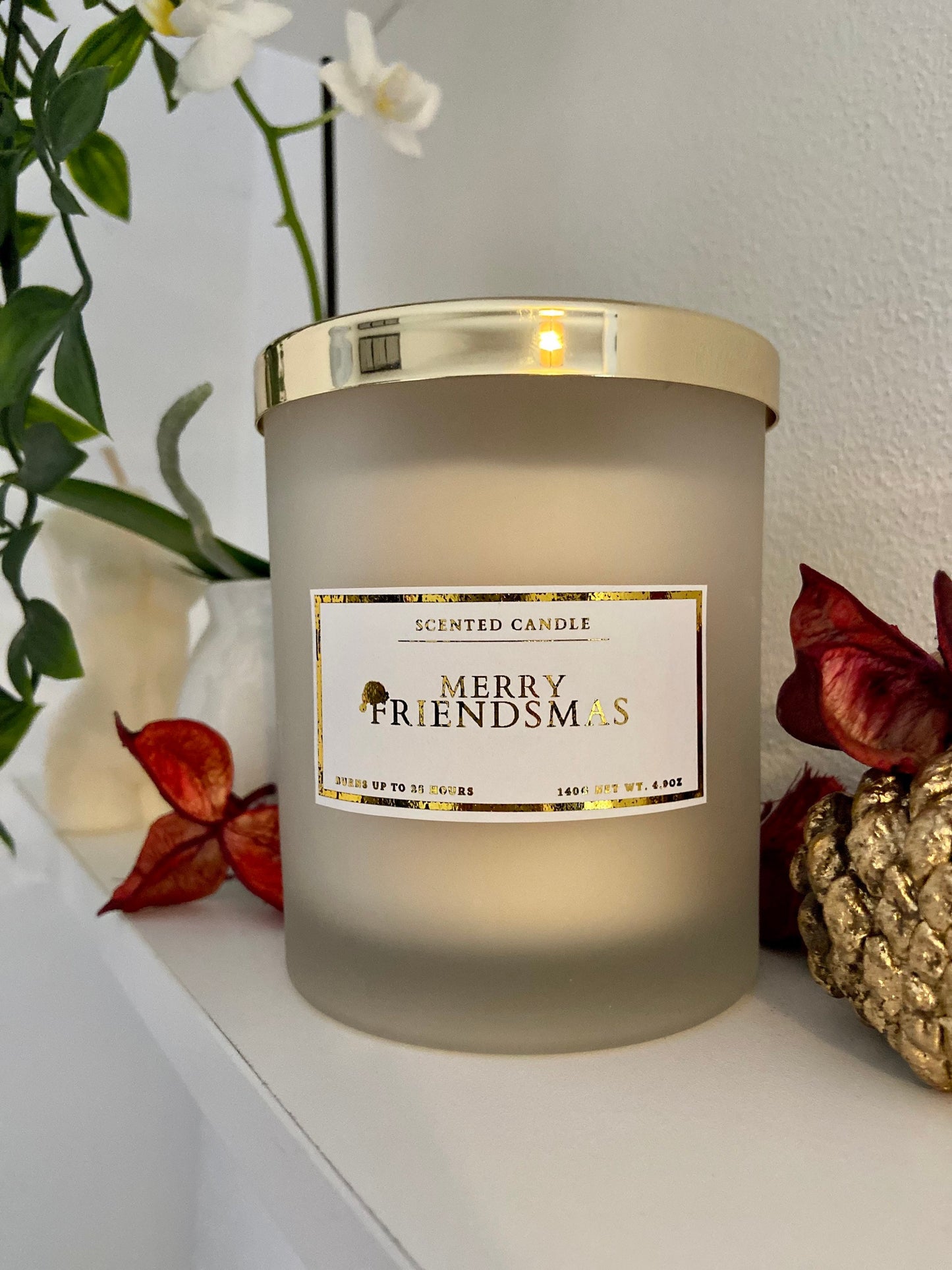 Merry Friendsmas Candle