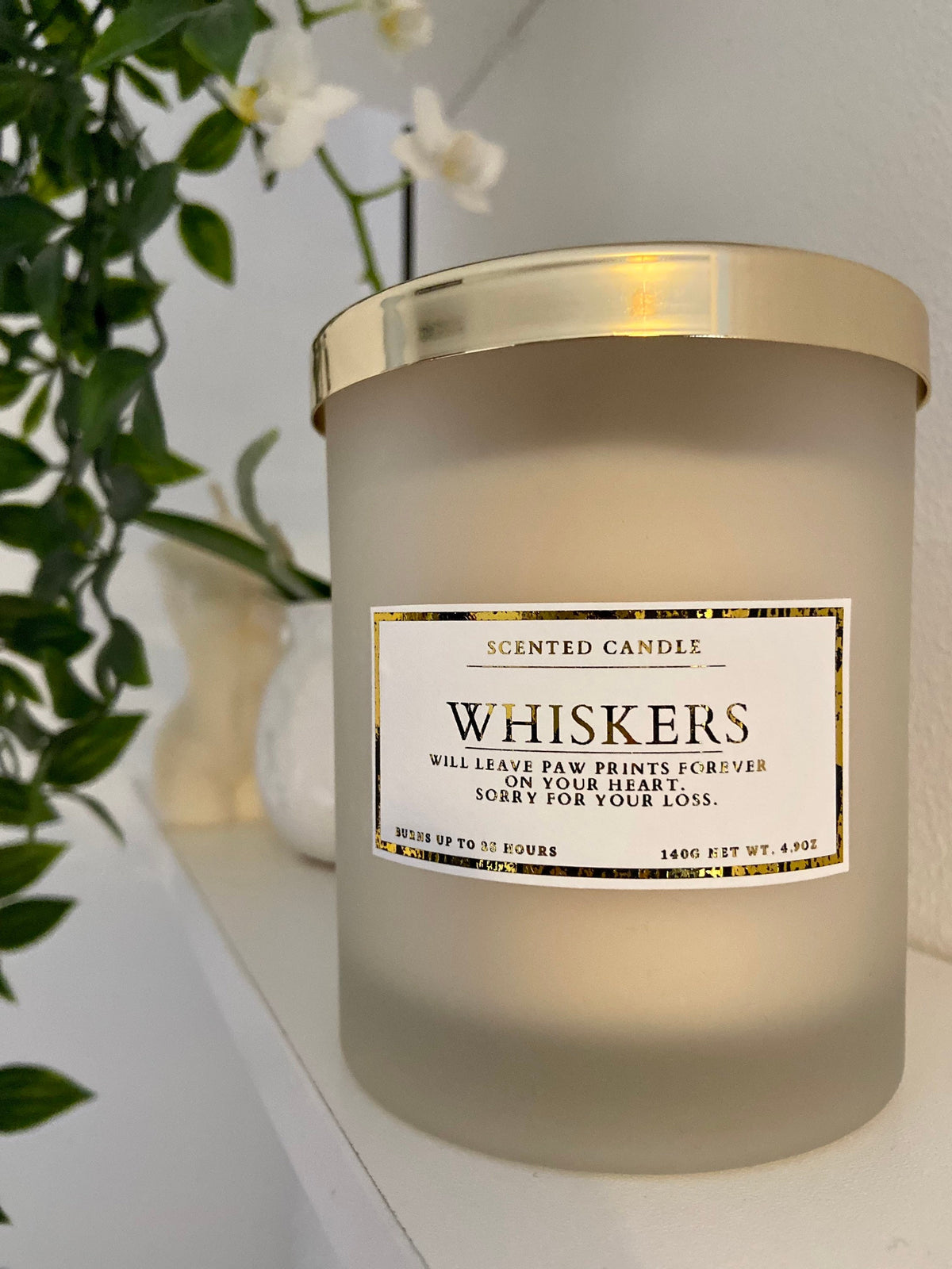 Personalised Pet Condolence Candle