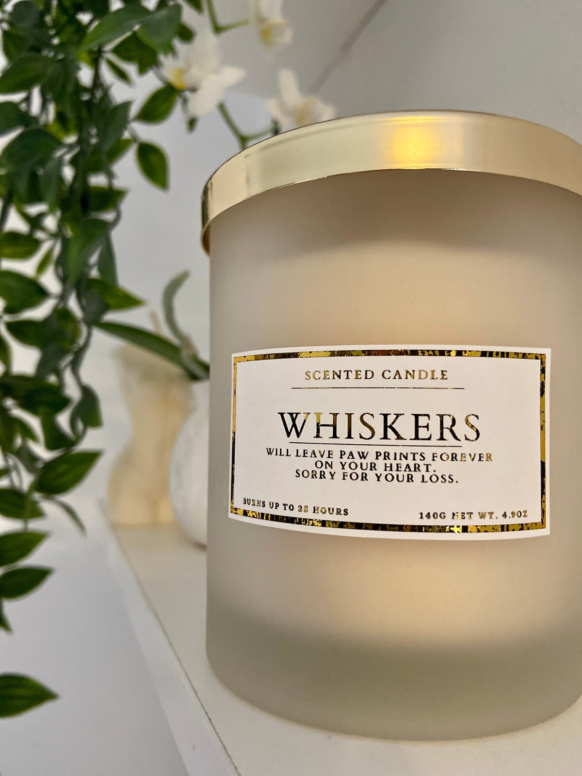 Personalised Pet Condolence Candle