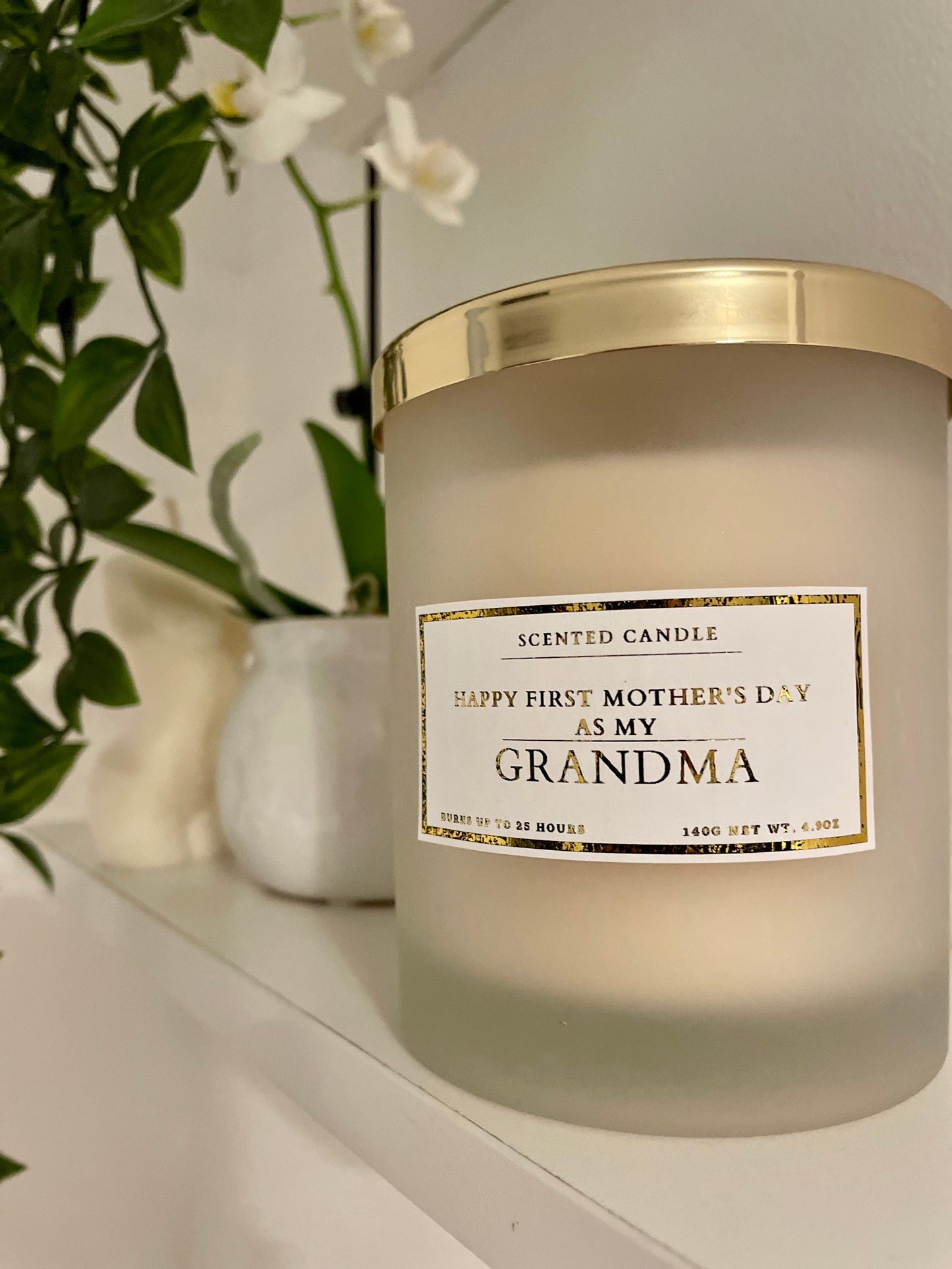Happy First Mother’s Day As My Grandma Candle