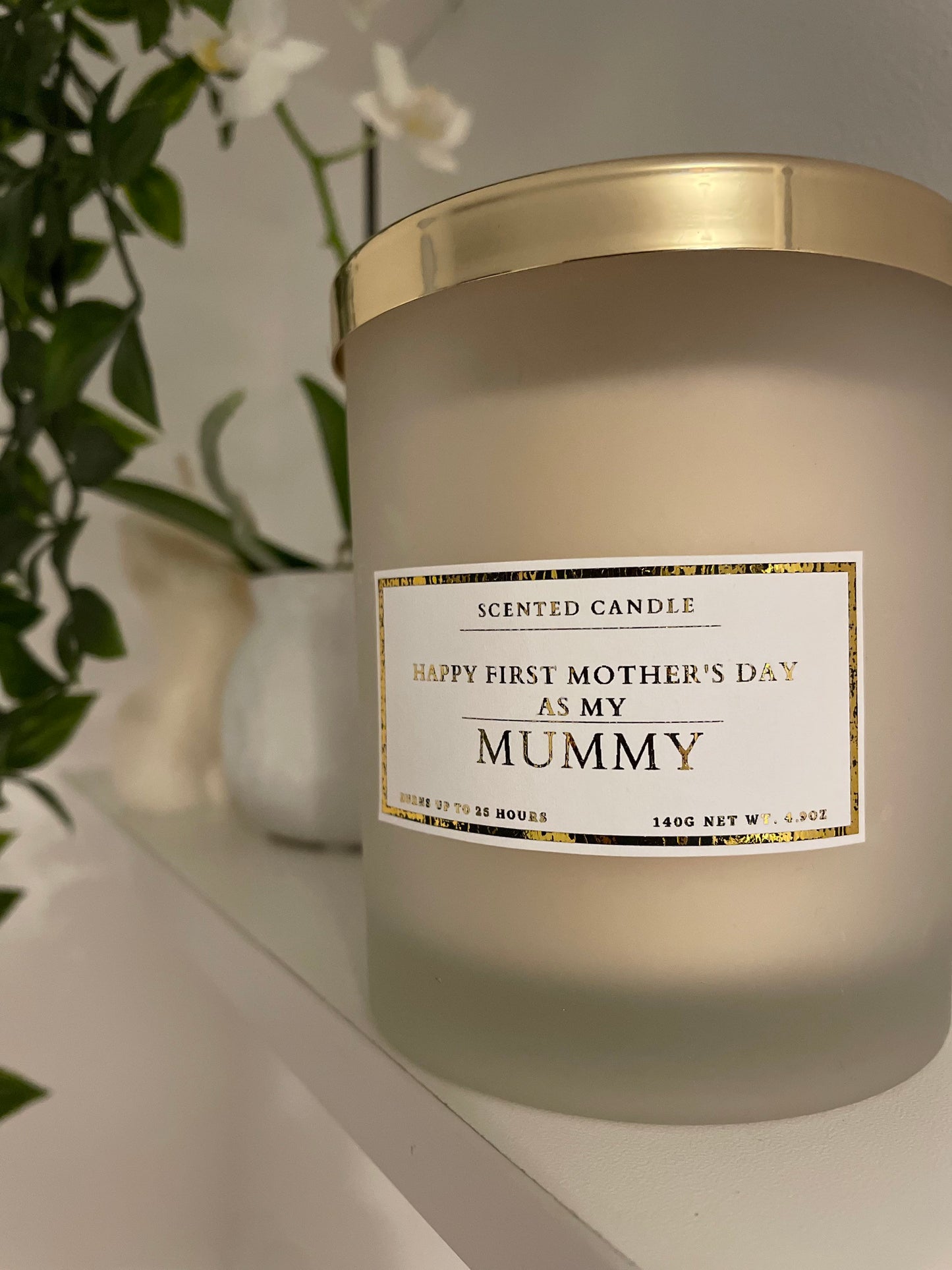 Happy First Mother’s Day As My Mummy Candle