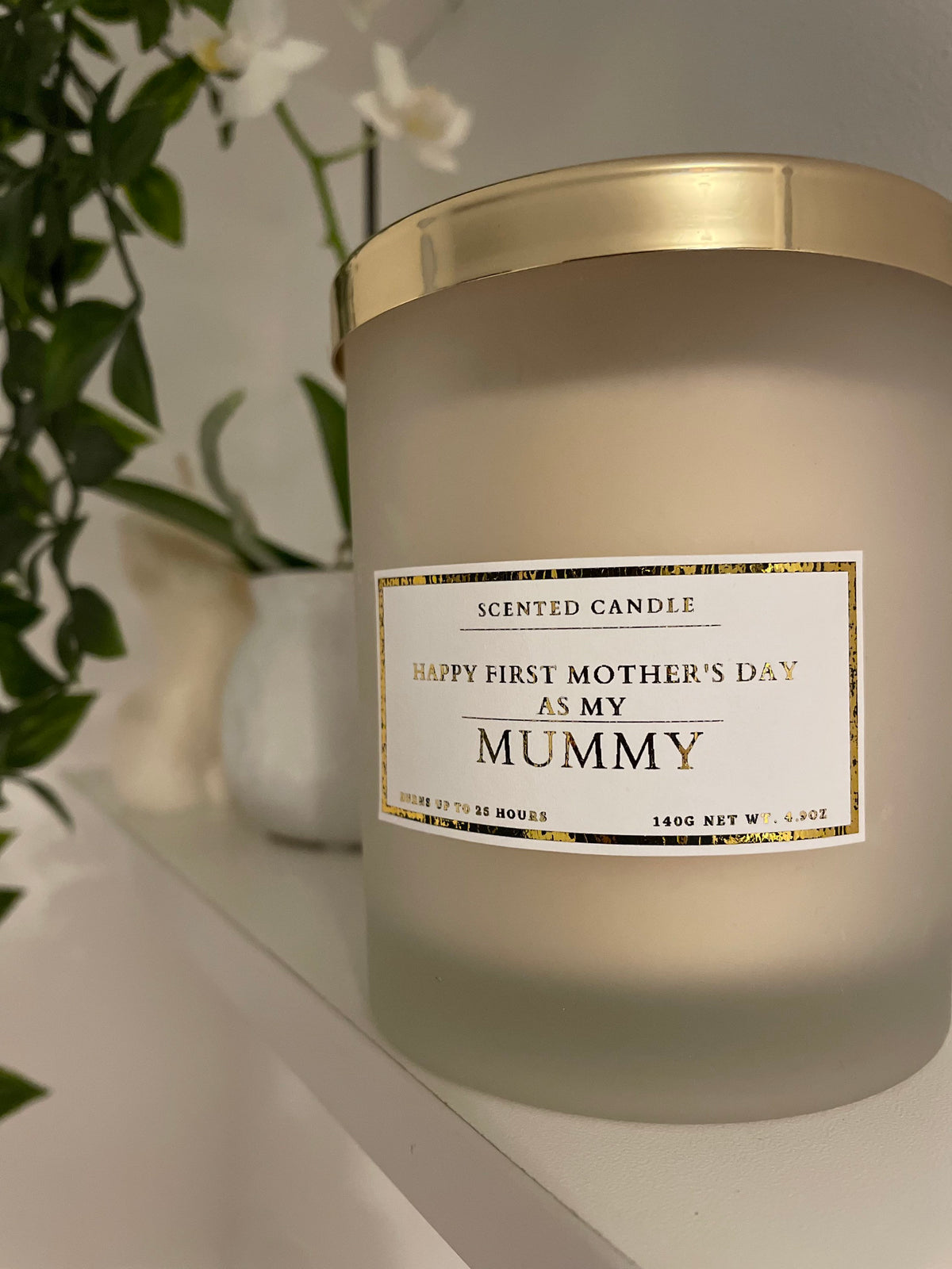 Happy First Mother’s Day As My Mummy Candle