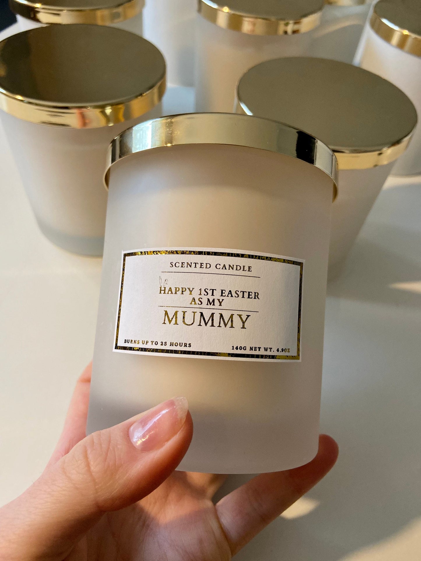 Happy 1st Easter As My Mummy Candle