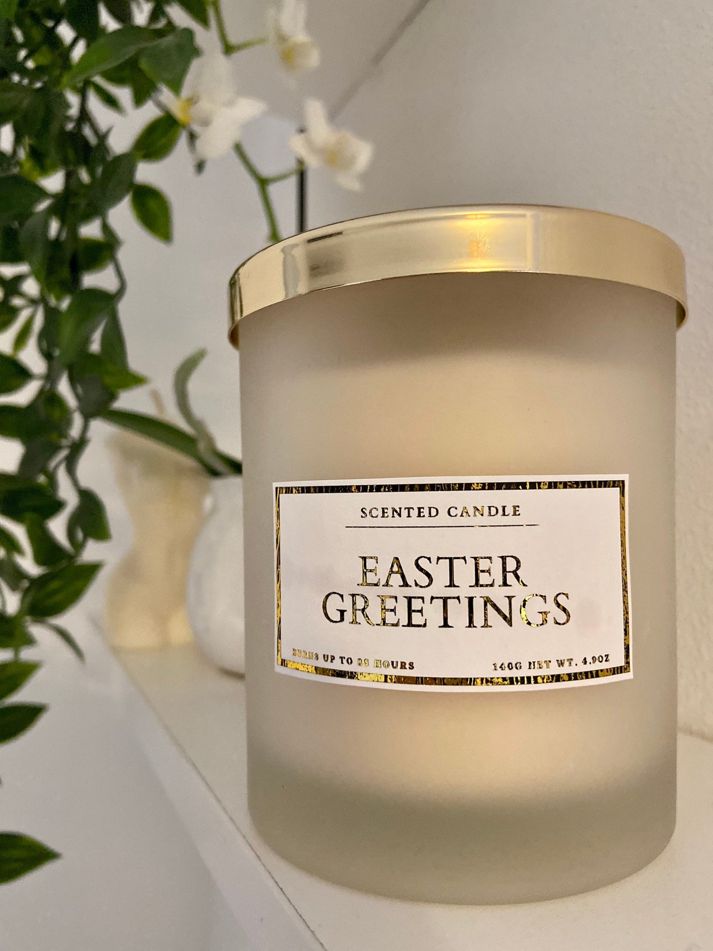 Easter Wishes Candle