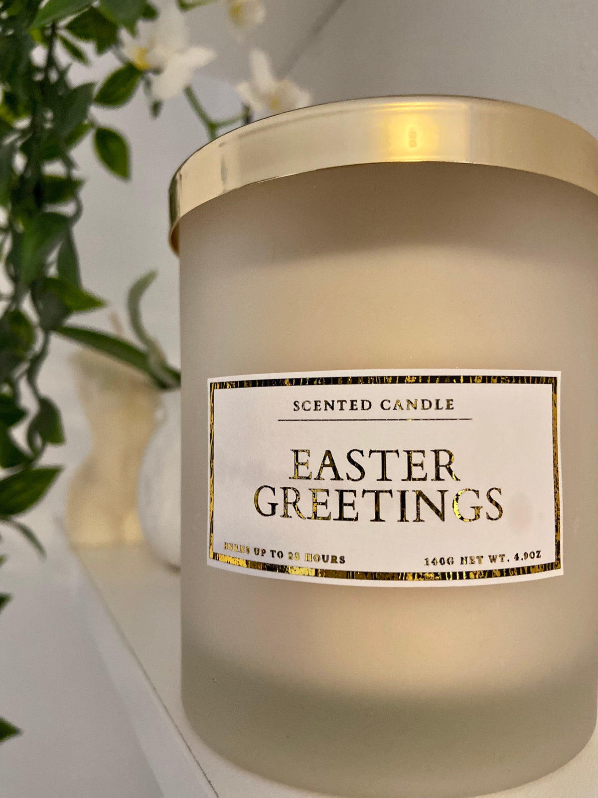 Easter Wishes Candle