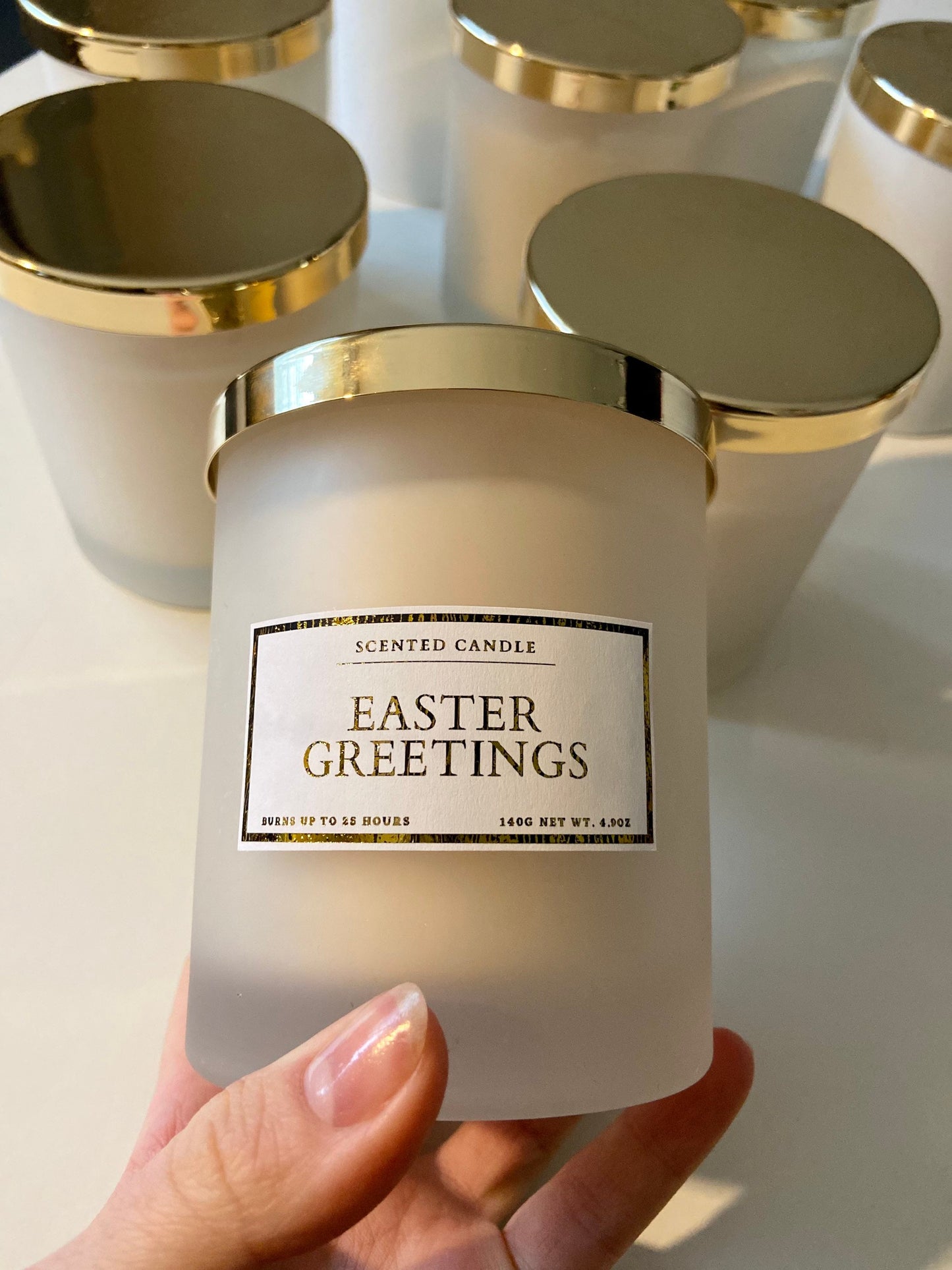 Easter Wishes Candle