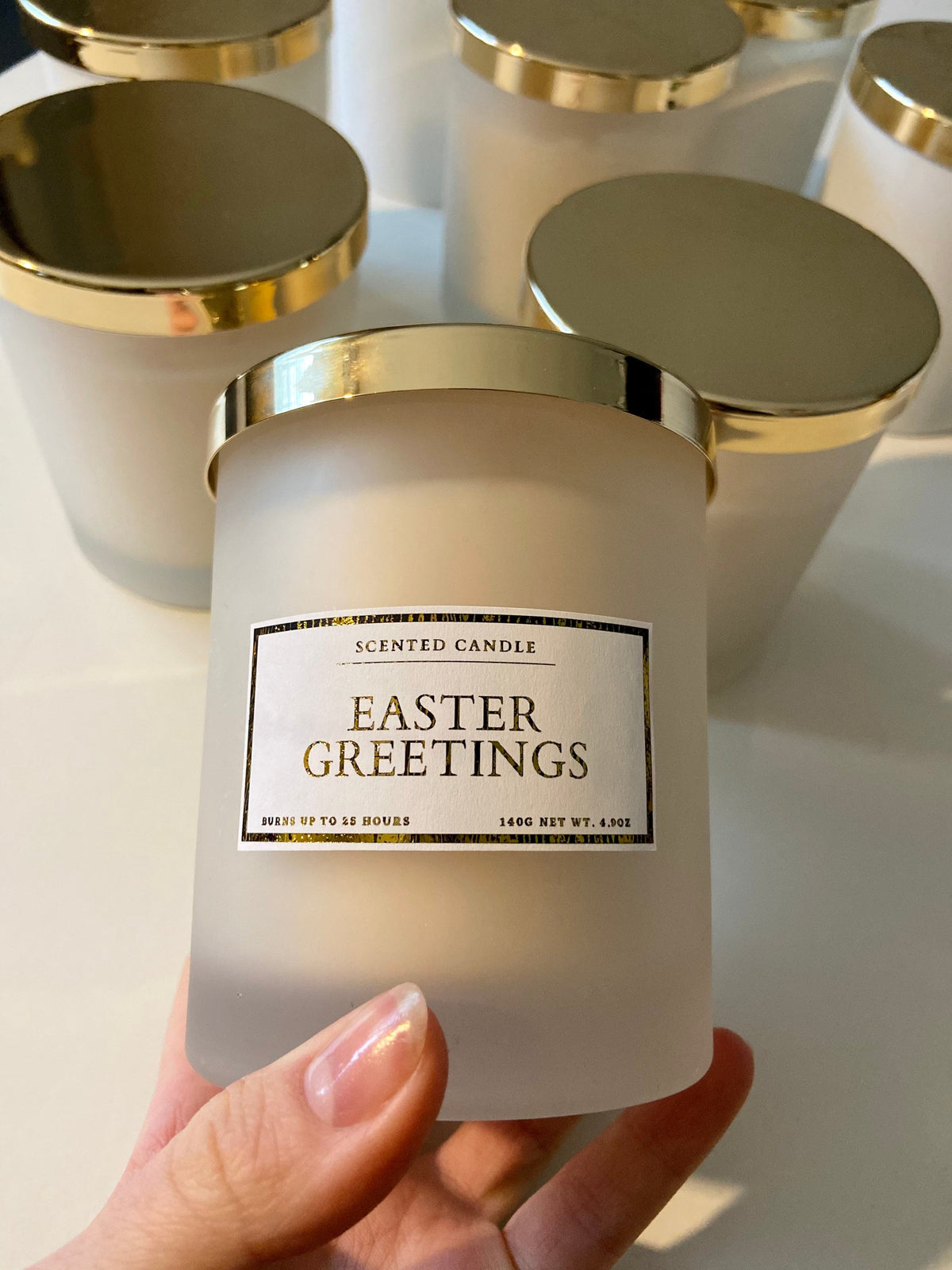 Easter Wishes Candle