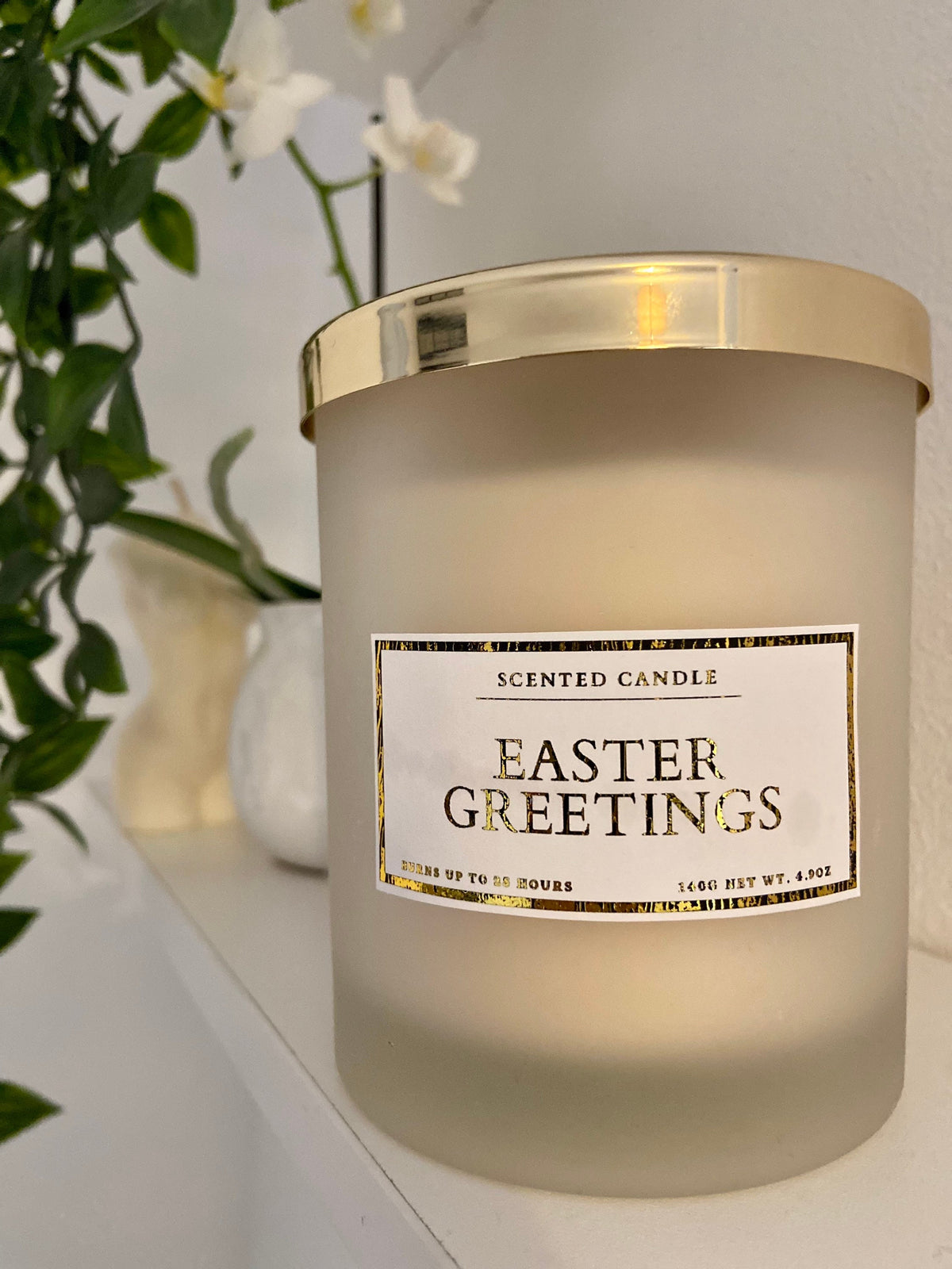 Easter Wishes Candle