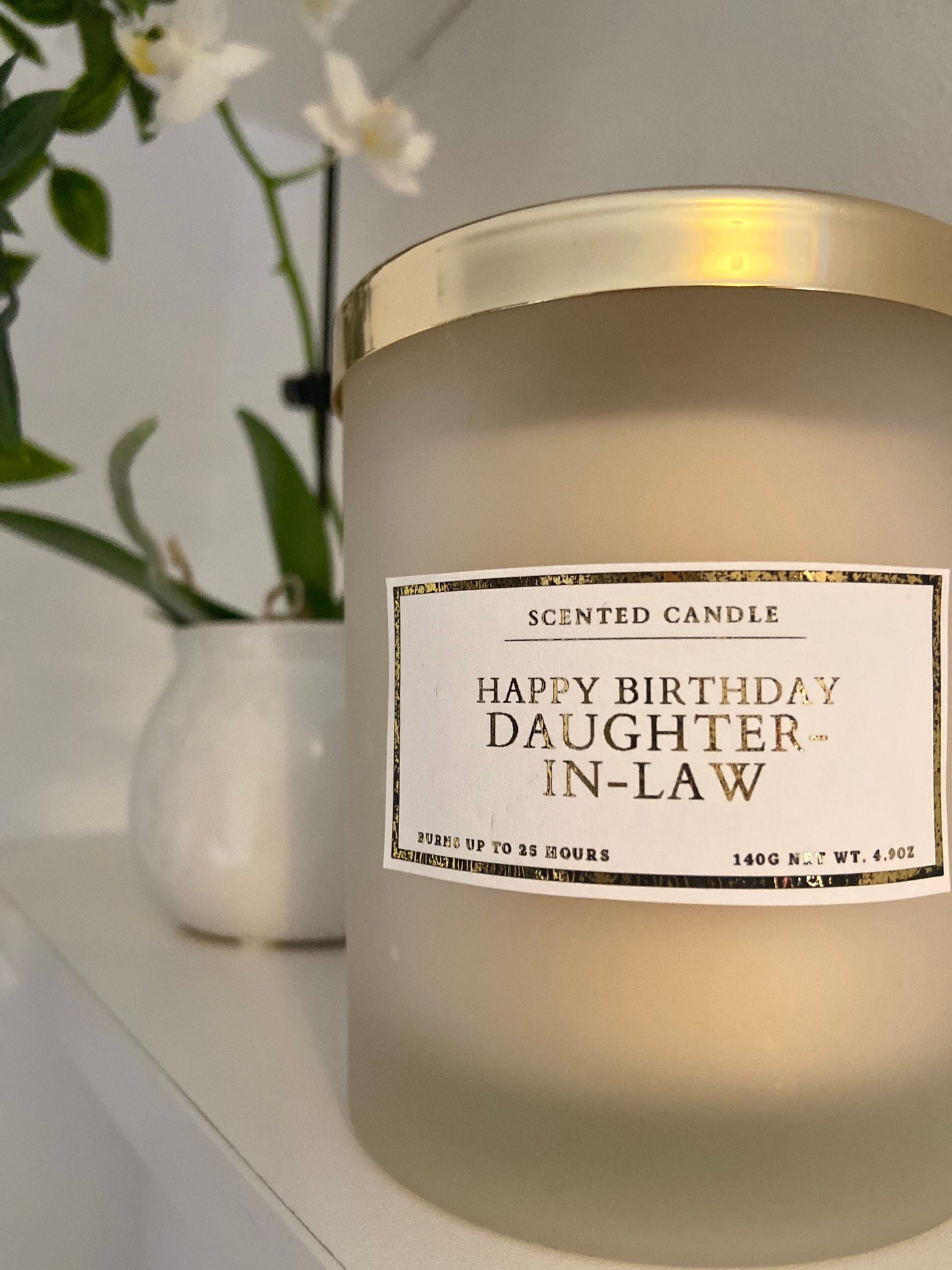 Happy Birthday Daughter-In-Law Candle