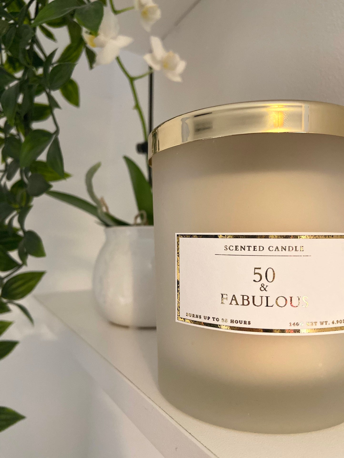 50 & Fabulous Birthday Candle