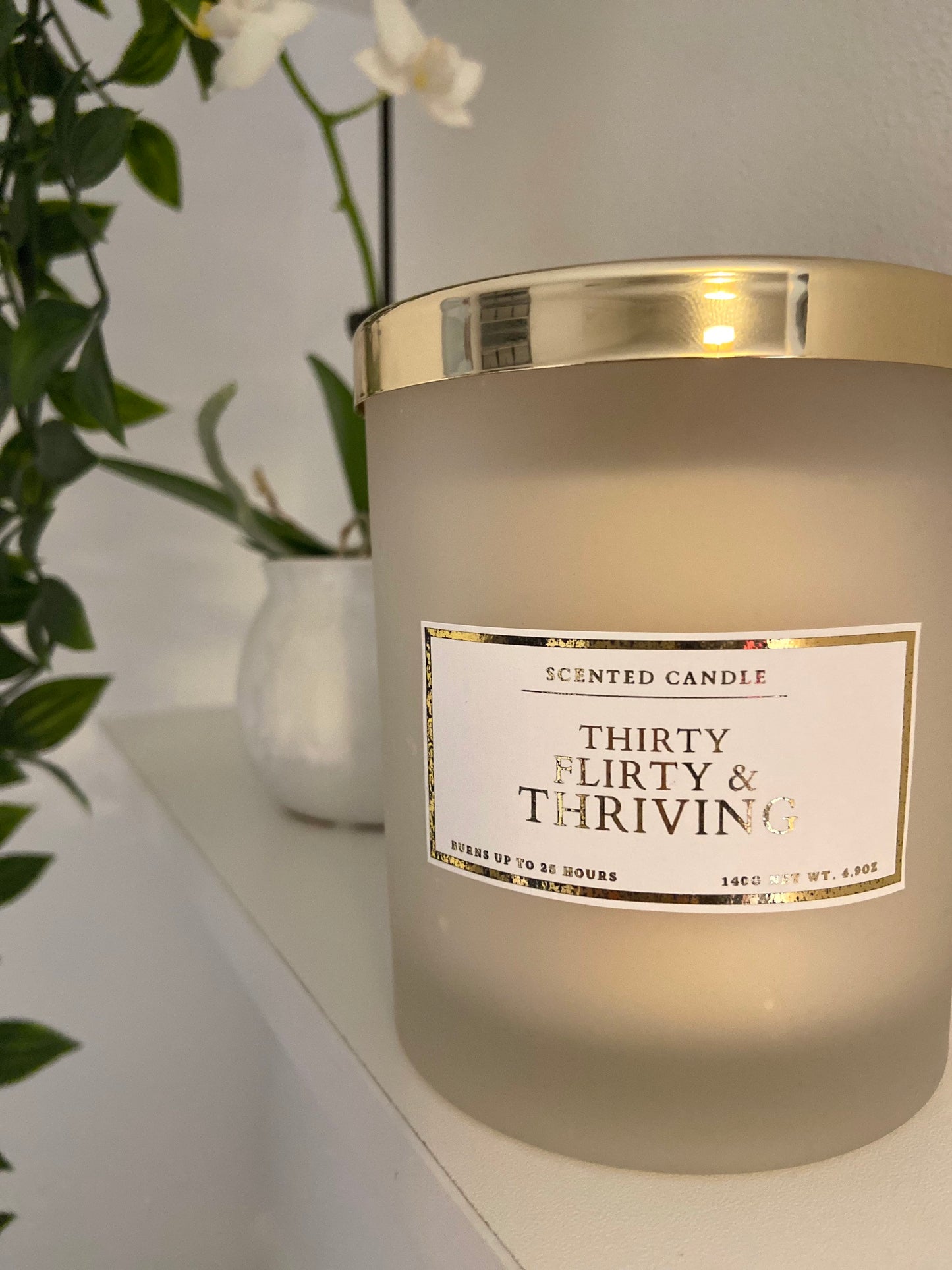 Thirty Flirty & Thriving Birthday Candle