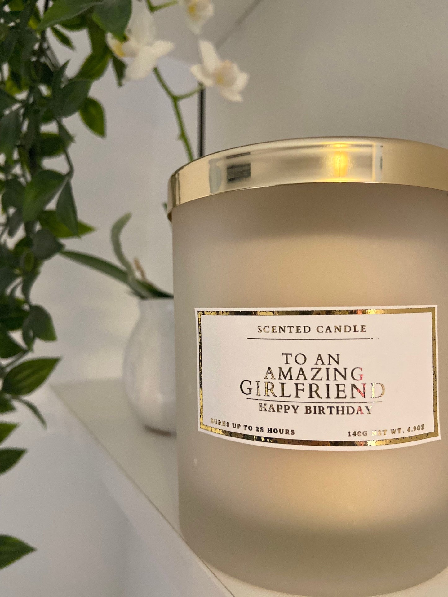 To An Amazing Girlfriend Birthday Candle