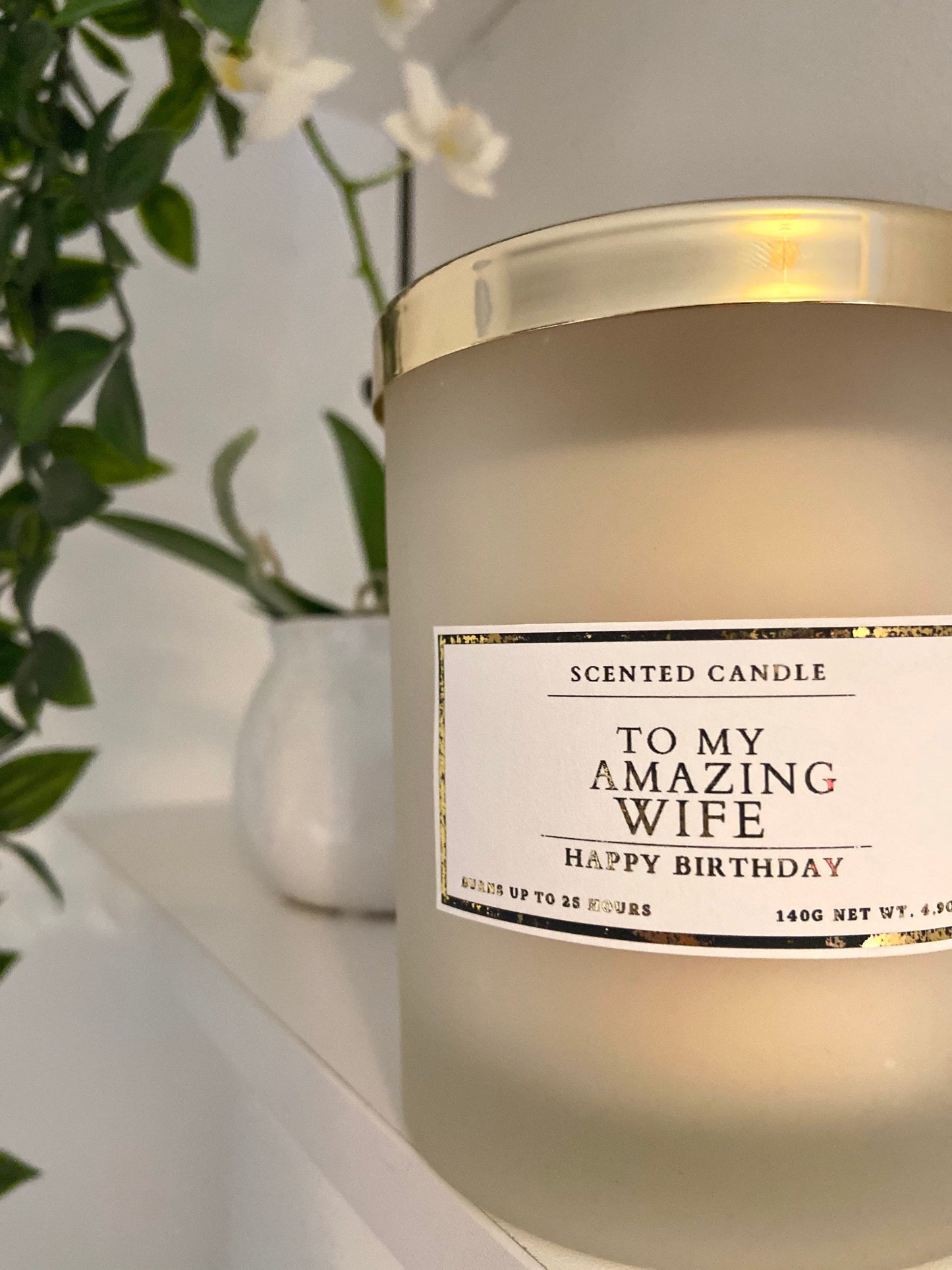 To An Amazing Wife Birthday Candle