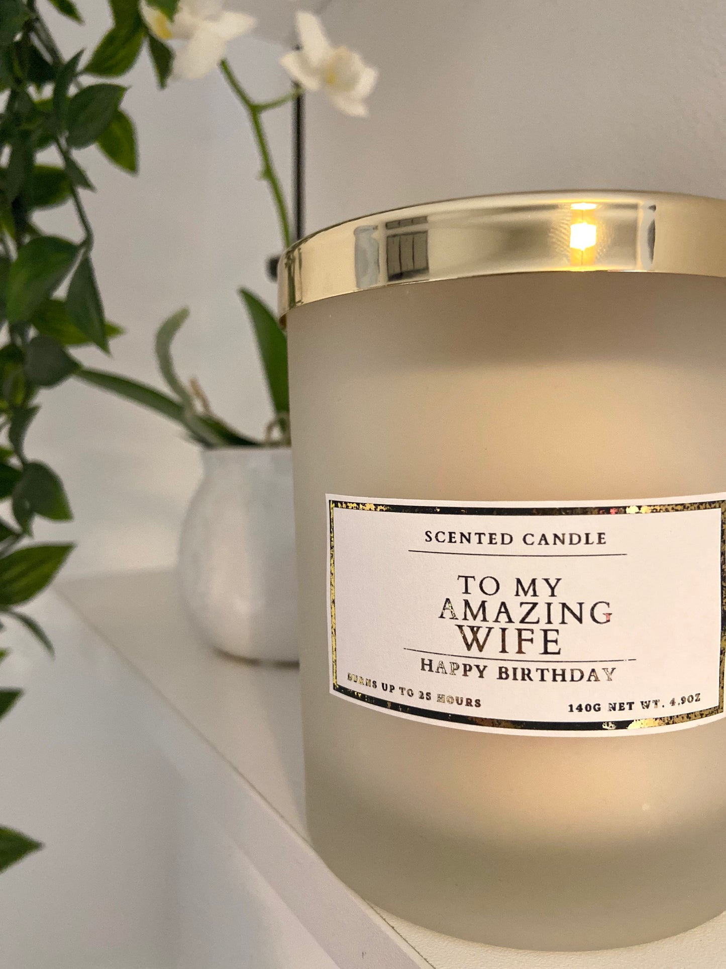 To An Amazing Wife Birthday Candle